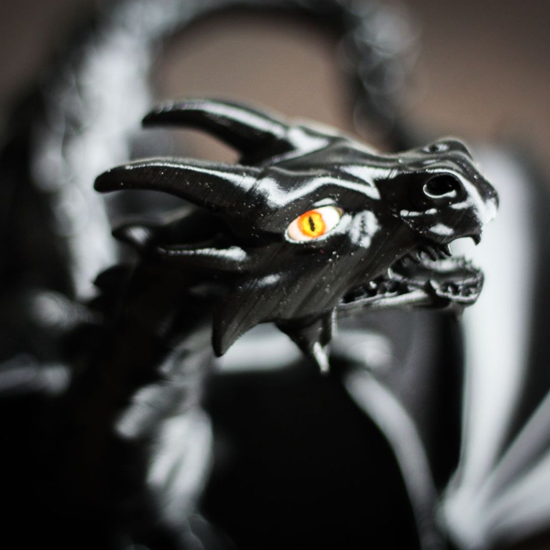 BJD Articulated Dragon Toy - Customizable, Ball Jointed Dragon, 45 Joints