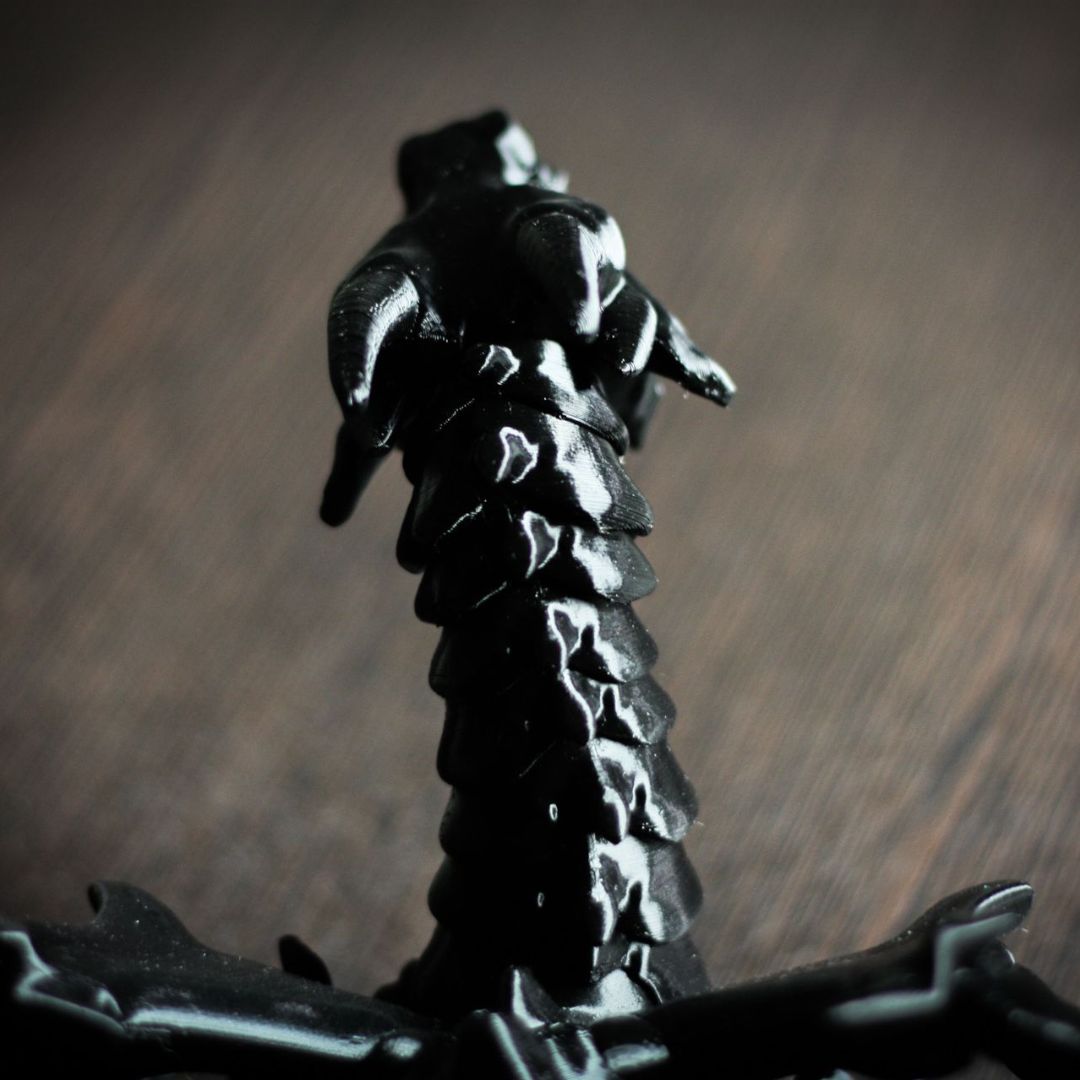 BJD Articulated Dragon Toy - Customizable, Ball Jointed Dragon, 45 Joints