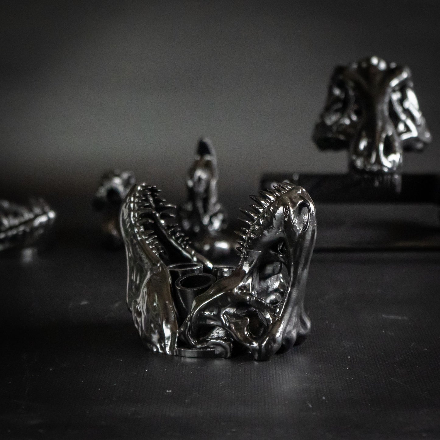 Dinosaur-T-Rex-Toothbrush-Holder-Bathroom-Accessories-3d-printed-