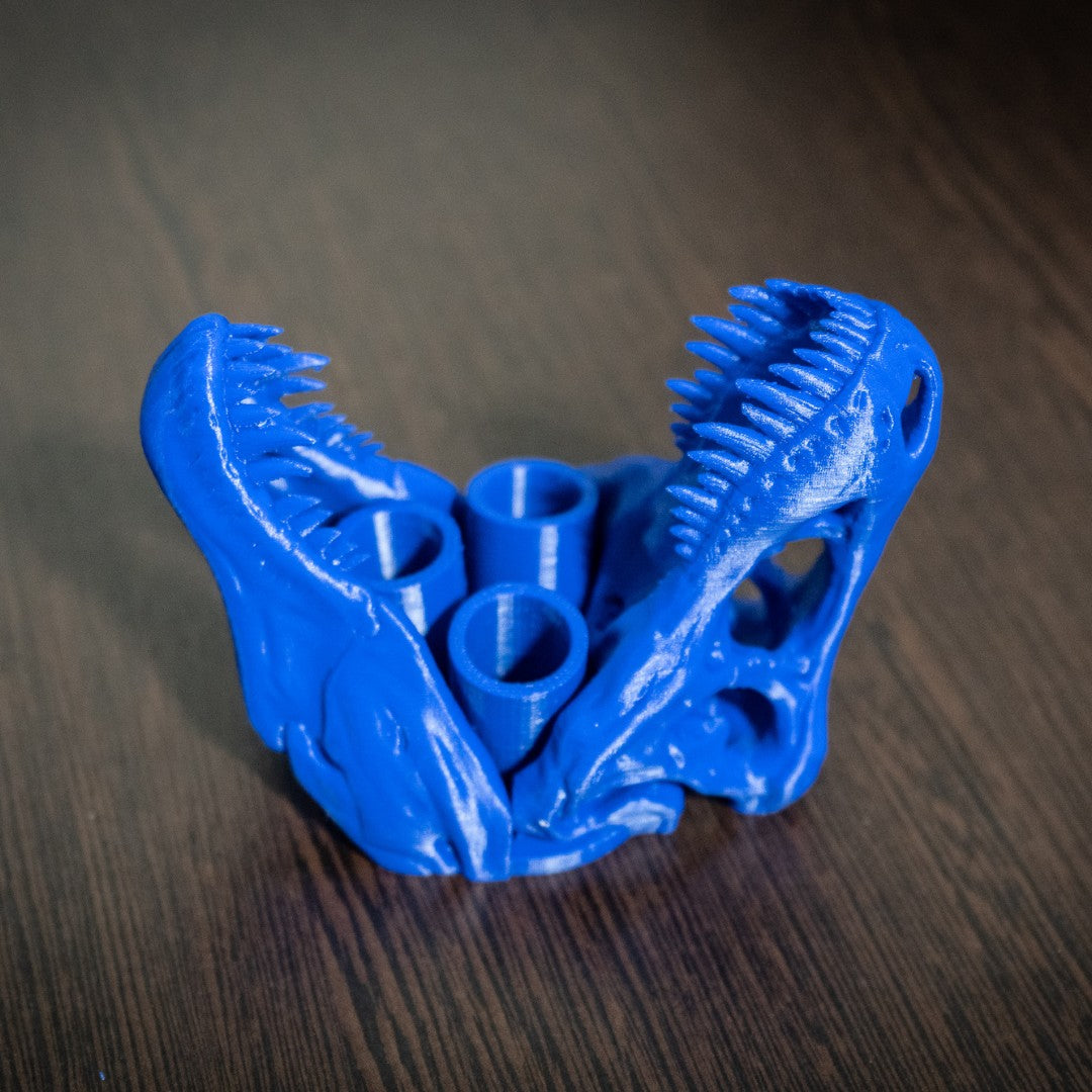 Dinosaur-T-Rex-Toothbrush-Holder-Bathroom-Accessories-3d-printed-