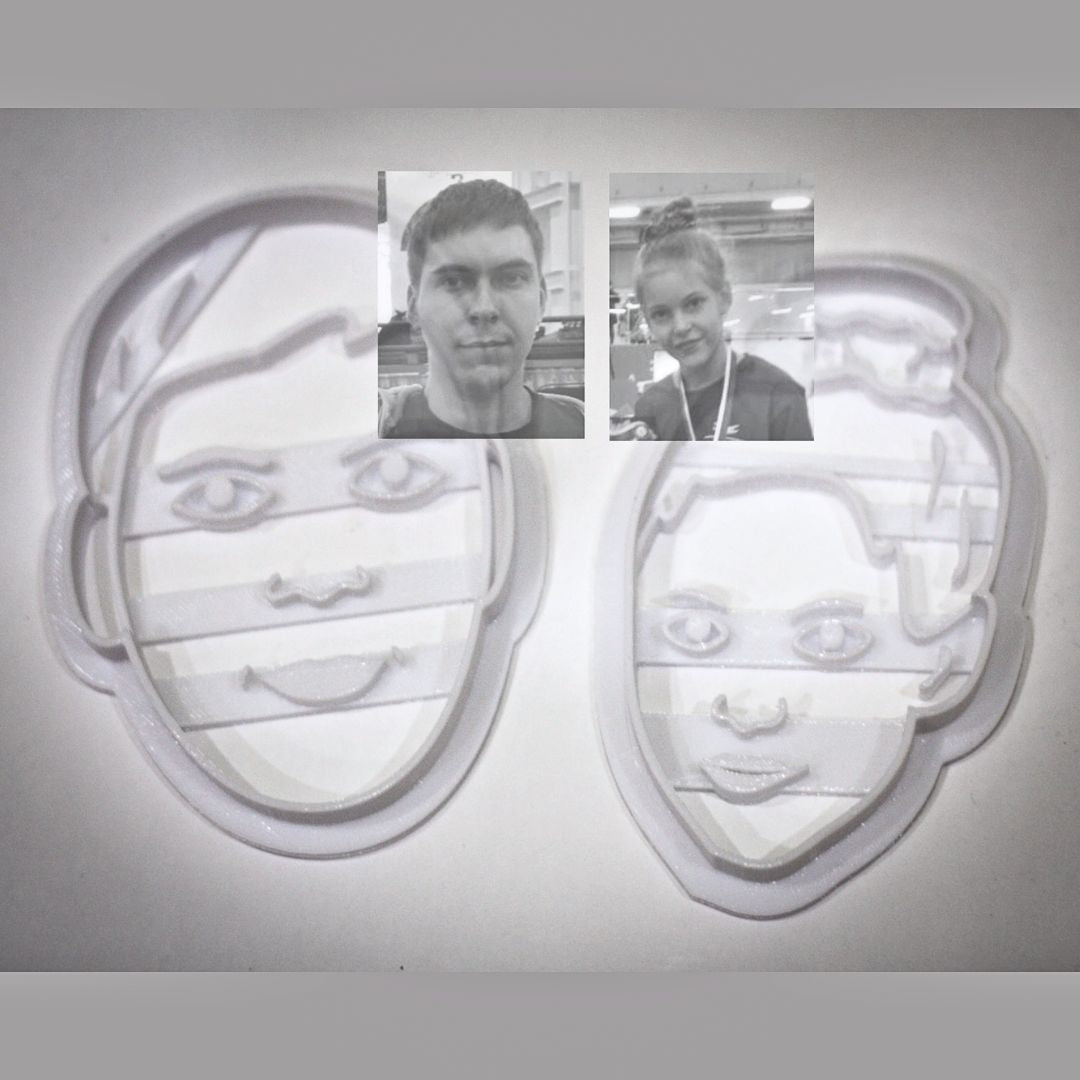 Personalized Portrait Cookie Cutter