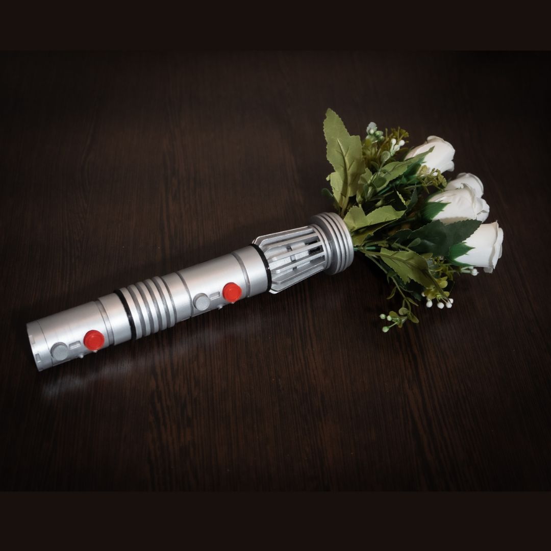 Star-Wars-Inspired-Bridal-Bouquet-Holder-Wedding-Bouquet-Lightsaber-Holder-Darth-Maul-Lightsaber-Bouquet-Holder-star-wars-wedding-1
