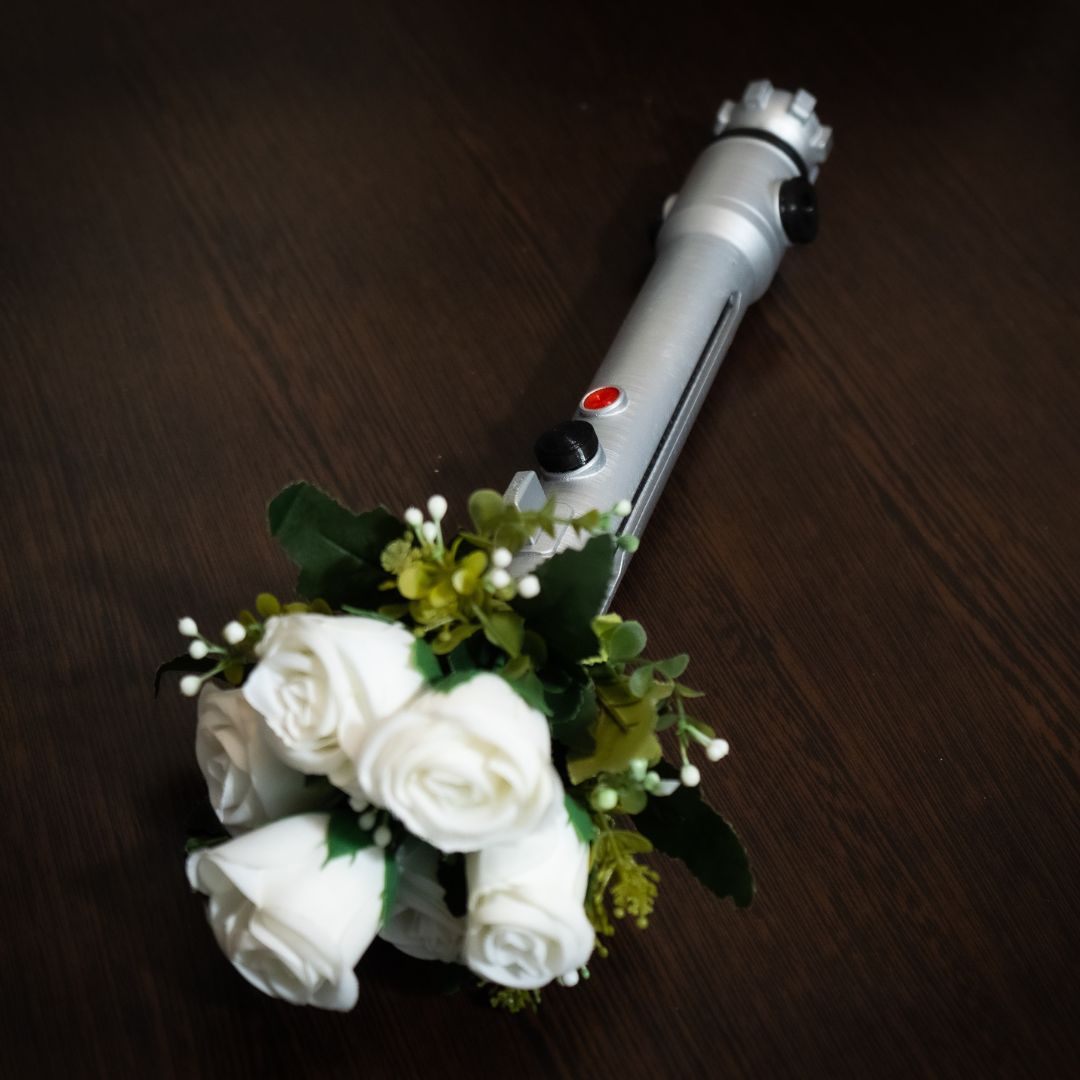 Star Wars Inspired Bridal Bouquet Holder Ahsoka Tano
