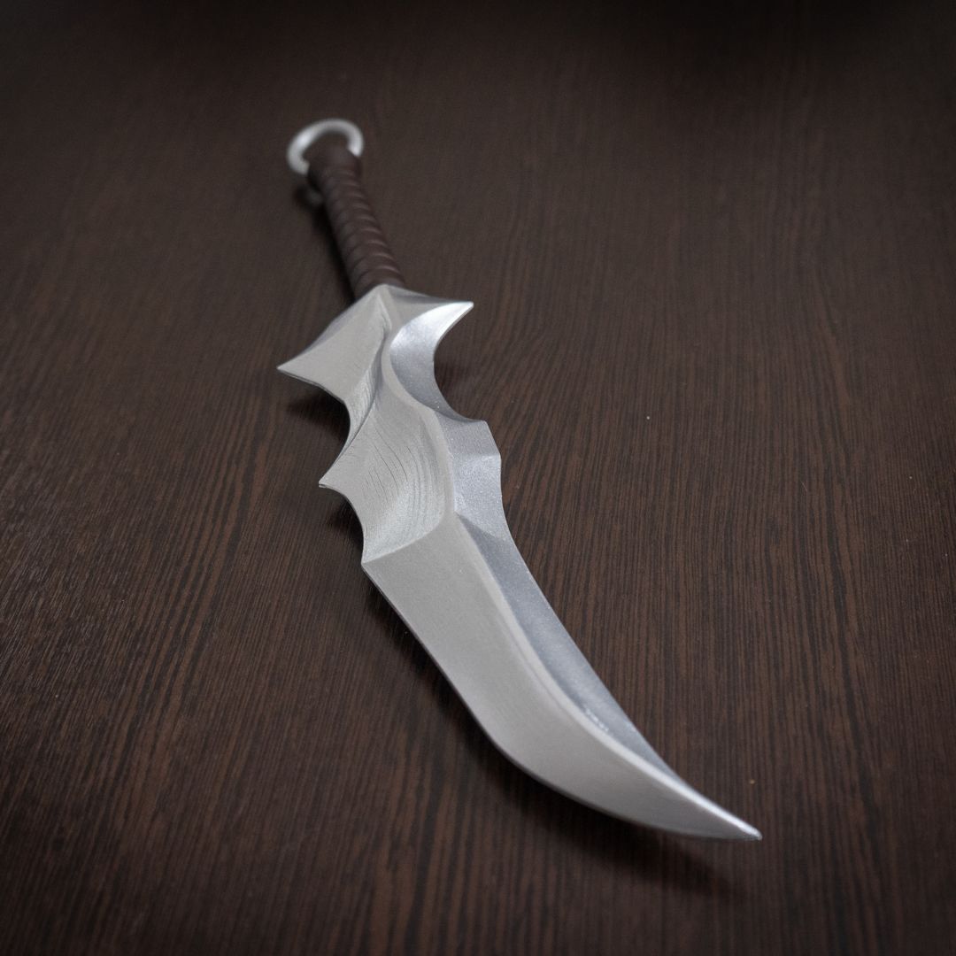 Vampire Blade cosplay prop replica inspired by Overlord with hand-painted durable plastic blade and detailed handle.
