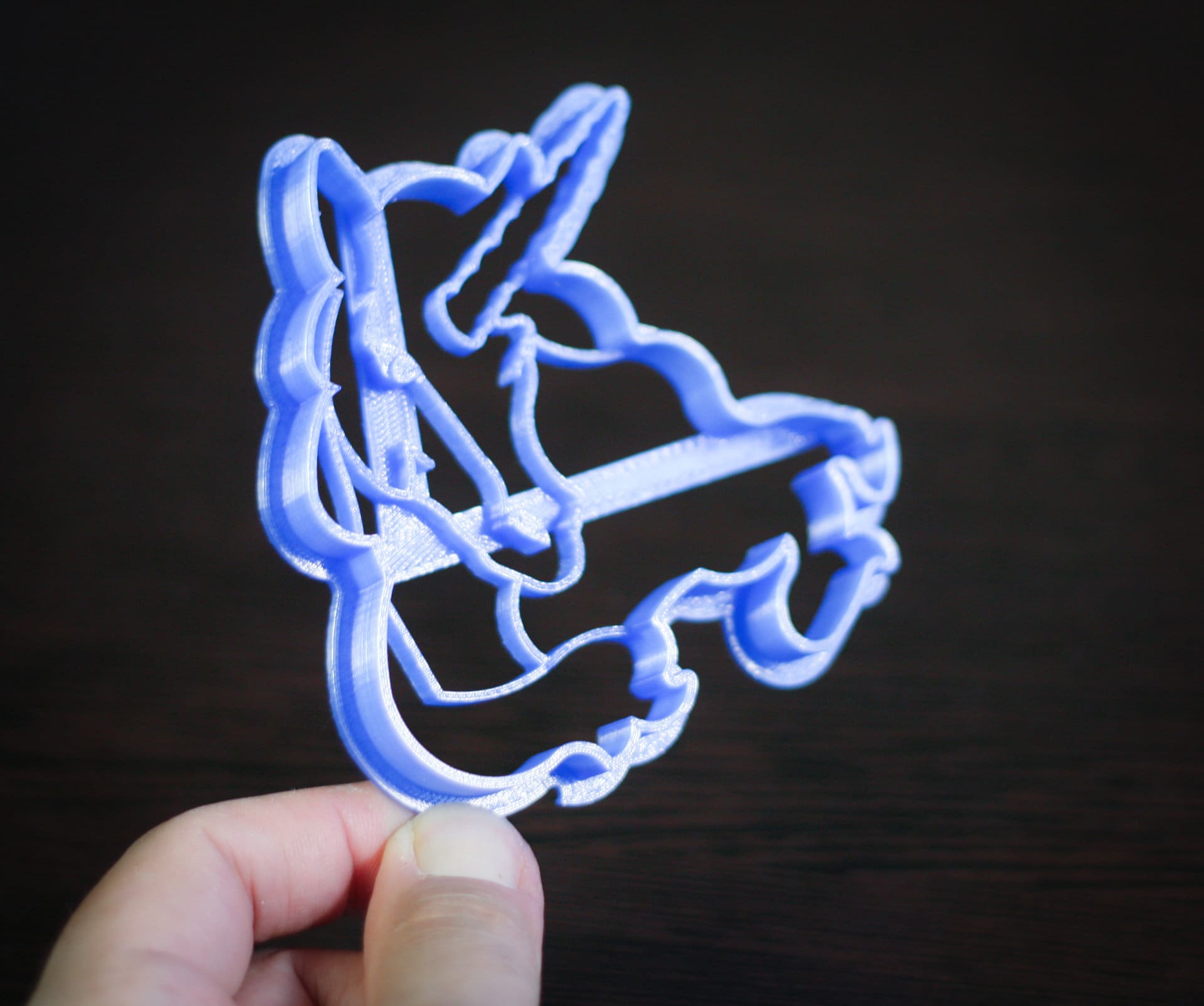 Beautiful Unicorn Cookie Cutter | Fantasy Cookie Cutters | kawaii unicorn party - 3DPrintProps