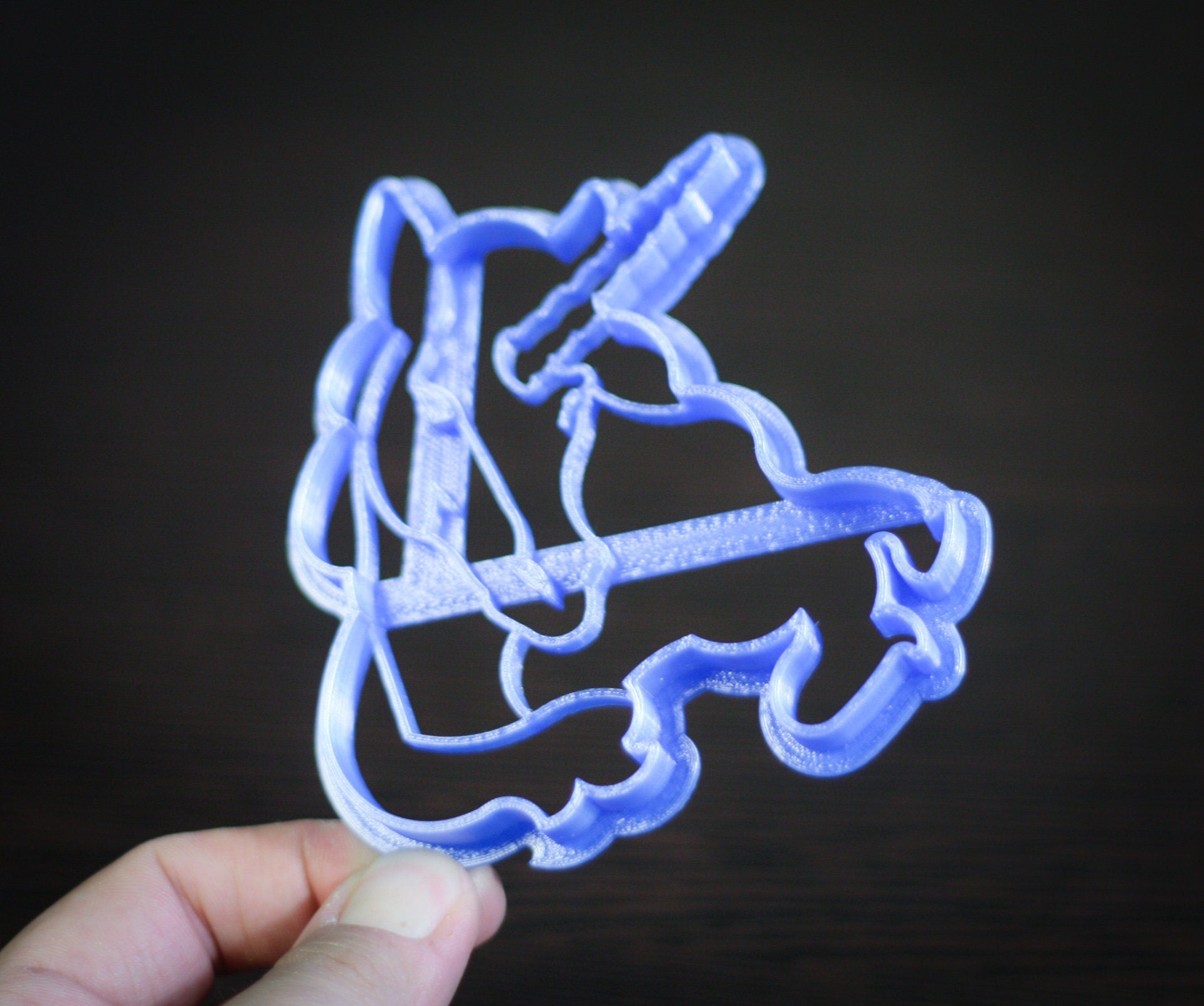 Beautiful Unicorn Cookie Cutter | Fantasy Cookie Cutters | kawaii unicorn party - 3DPrintProps