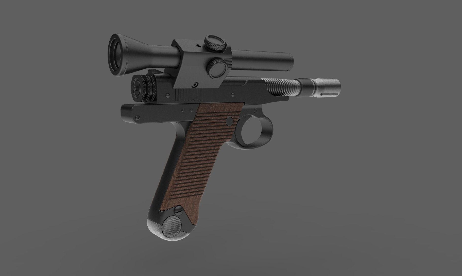 Blaster Pistol of Cara Dune | Star Wars Replica | Star Wars Props | Star Wars Cosplay - 3DPrintProps