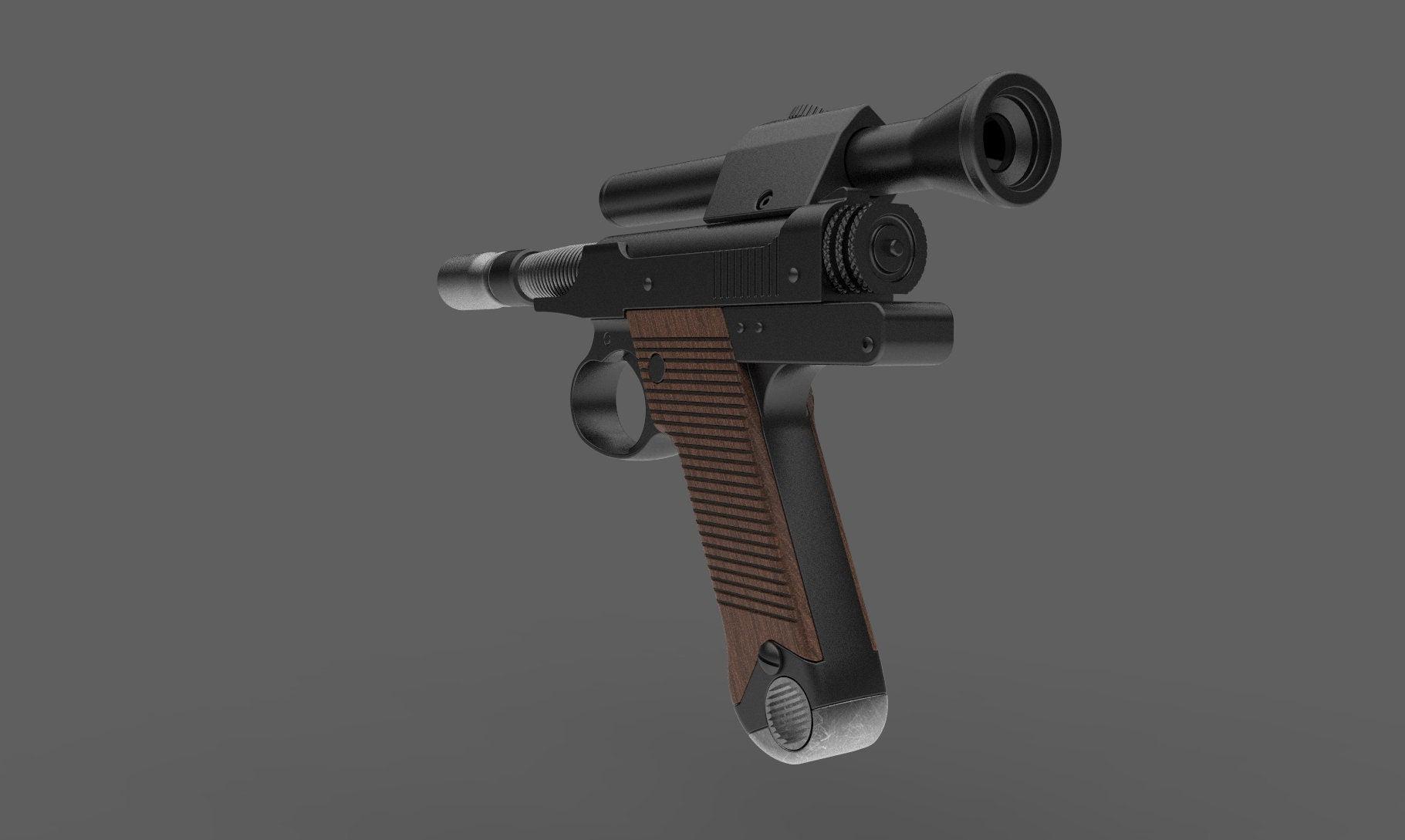 Blaster Pistol of Cara Dune | Star Wars Replica | Star Wars Props | Star Wars Cosplay - 3DPrintProps