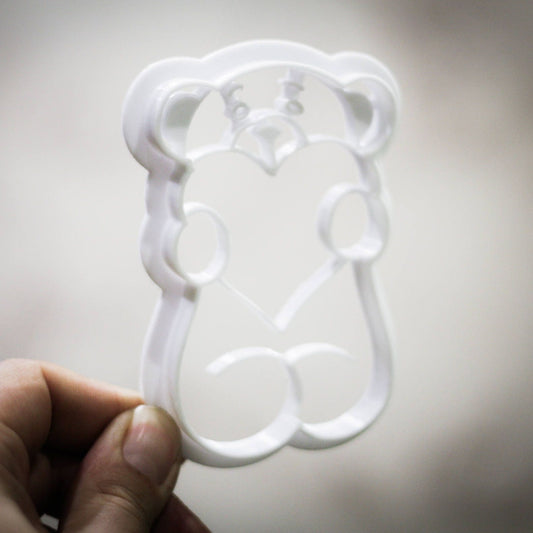 Cookie Teddy Heart Cutter | Baking Gifts | cookie cutter heart |Designer cutters | Biscuit cutters | Cutters cookie stamp | 3d teddy bear - 3DPrintProps