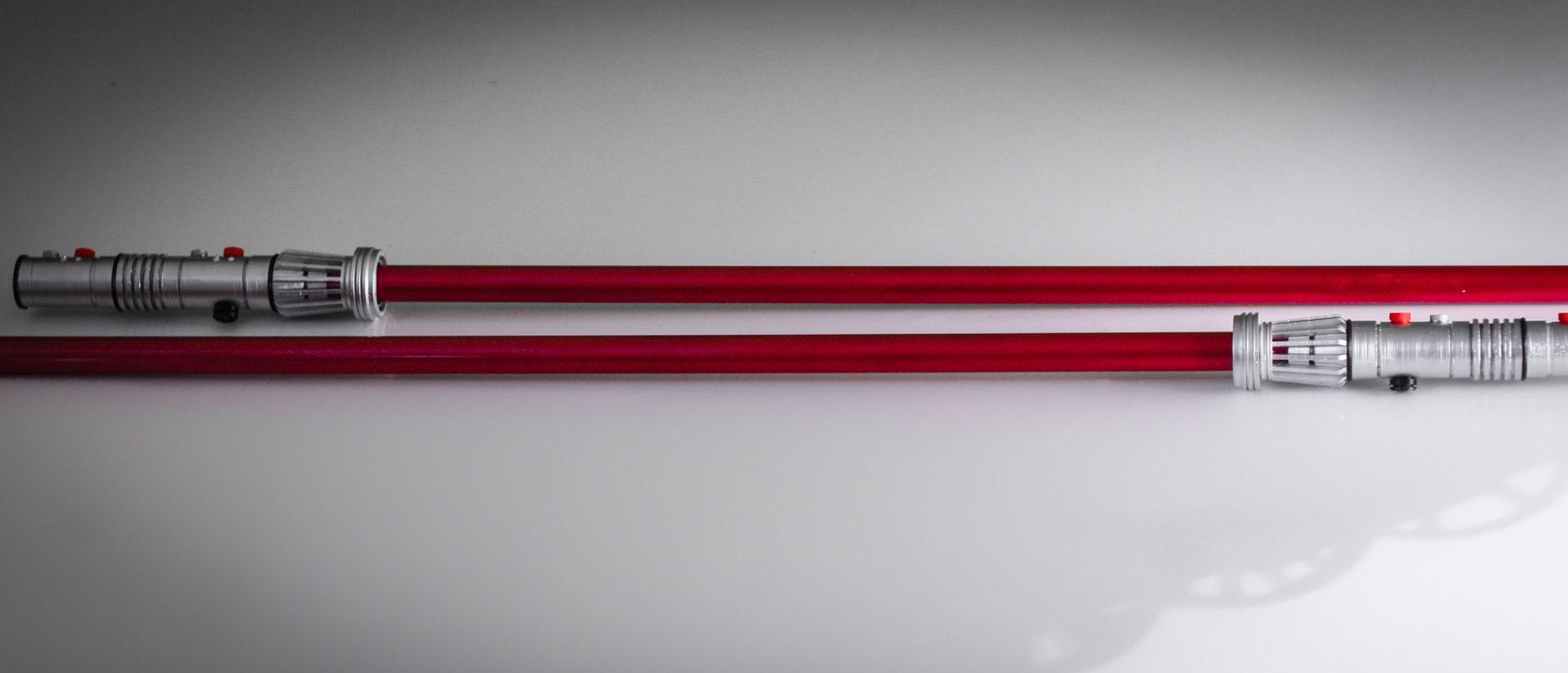 Darth Maul Double-bladed Lightsaber | Star Wars lightsaber replica | Darth Maul Cosplay sith lightsaber - 3DPrintProps