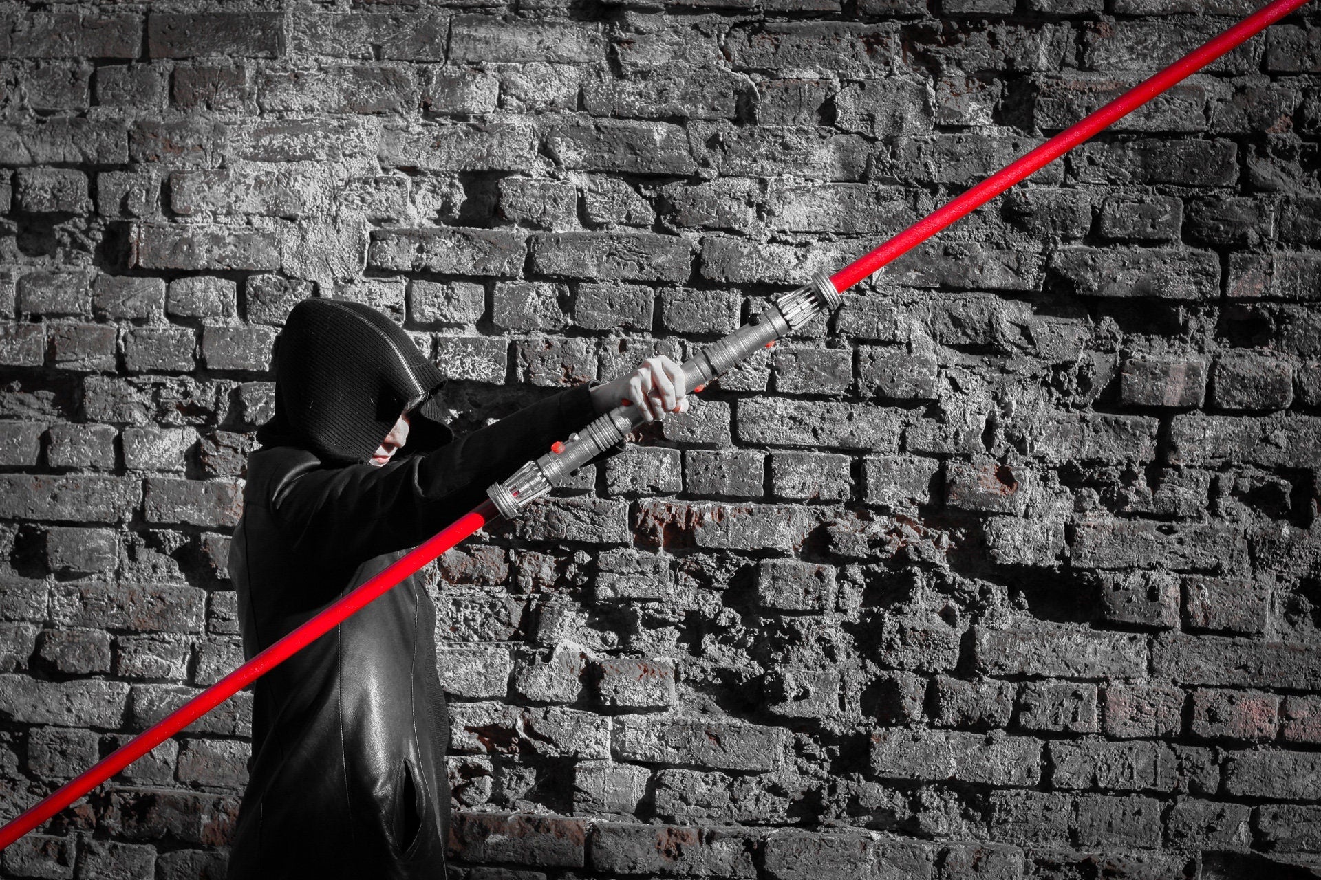 Darth Maul Double-bladed Lightsaber | Star Wars lightsaber replica | Darth Maul Cosplay sith lightsaber - 3DPrintProps