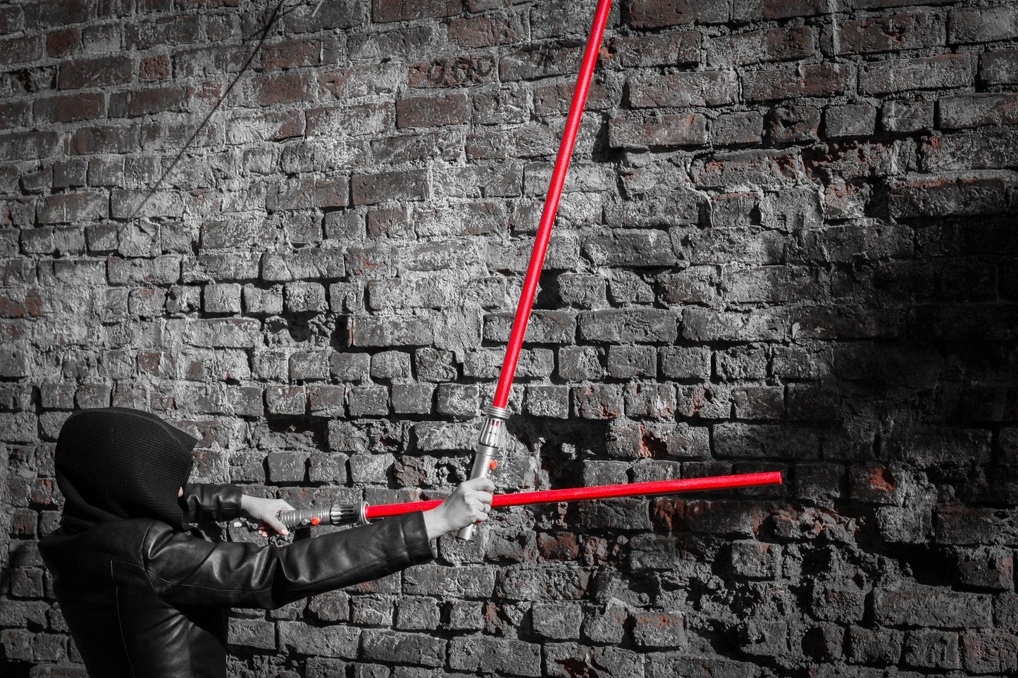 Darth Maul Double-bladed Lightsaber | Star Wars lightsaber replica | Darth Maul Cosplay sith lightsaber - 3DPrintProps