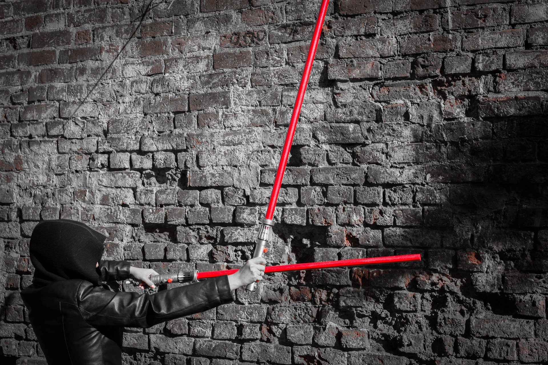 Darth Maul Double-bladed Lightsaber | Star Wars lightsaber replica | Darth Maul Cosplay sith lightsaber - 3DPrintProps