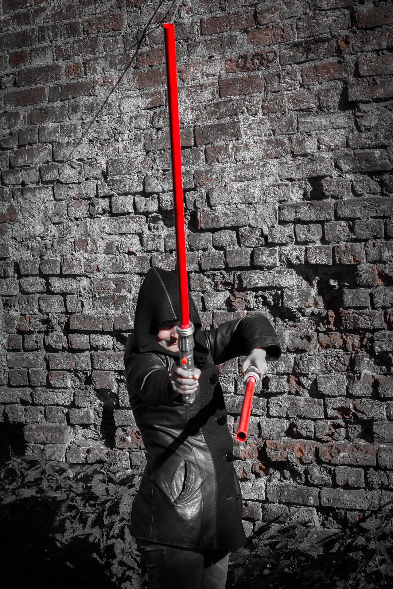 Darth Maul Double-bladed Lightsaber | Star Wars lightsaber replica | Darth Maul Cosplay sith lightsaber - 3DPrintProps