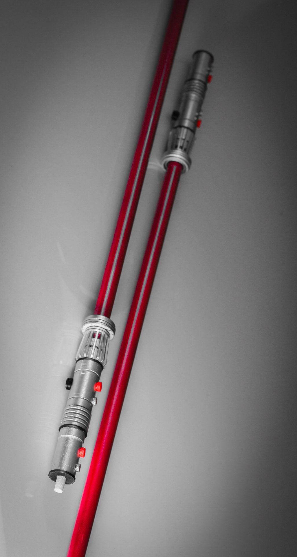 Darth Maul Double-bladed Lightsaber | Star Wars lightsaber replica | Darth Maul Cosplay sith lightsaber - 3DPrintProps