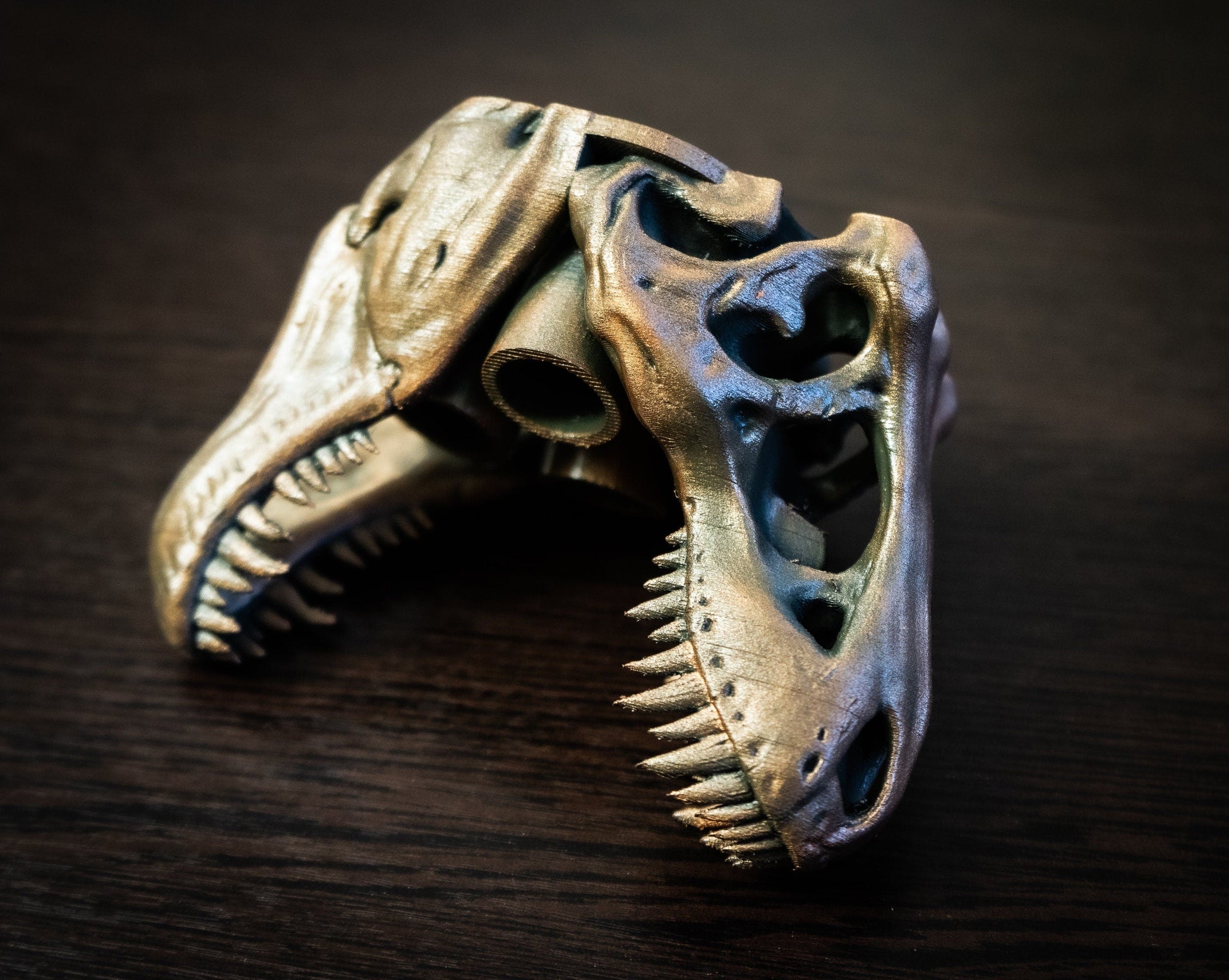 Dinosaur-T-Rex-Toothbrush-Holder-Bathroom-Accessories-3d-printed-