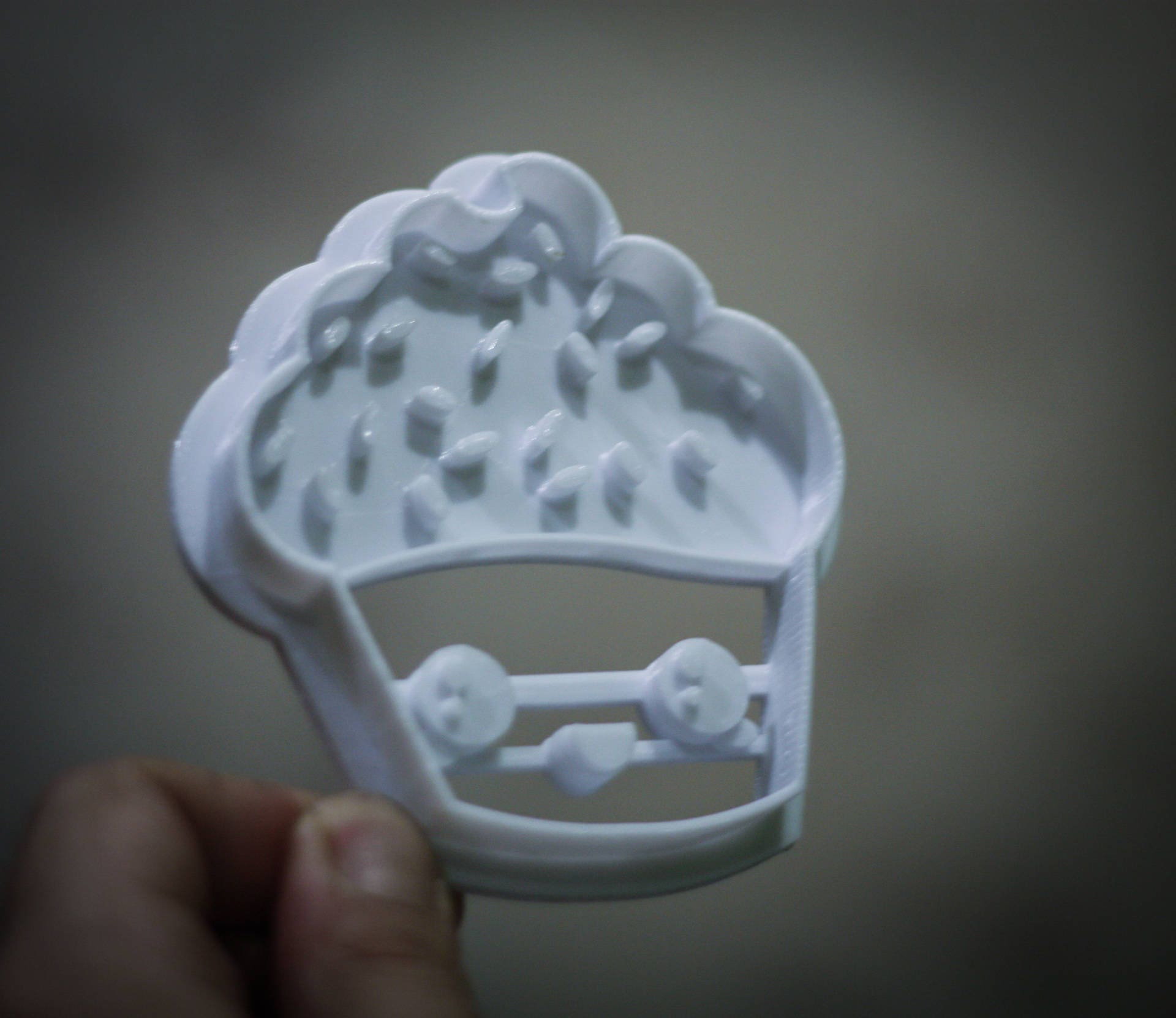 Kawaii muffin cookie cutter for cupcake party - 3DPrintProps