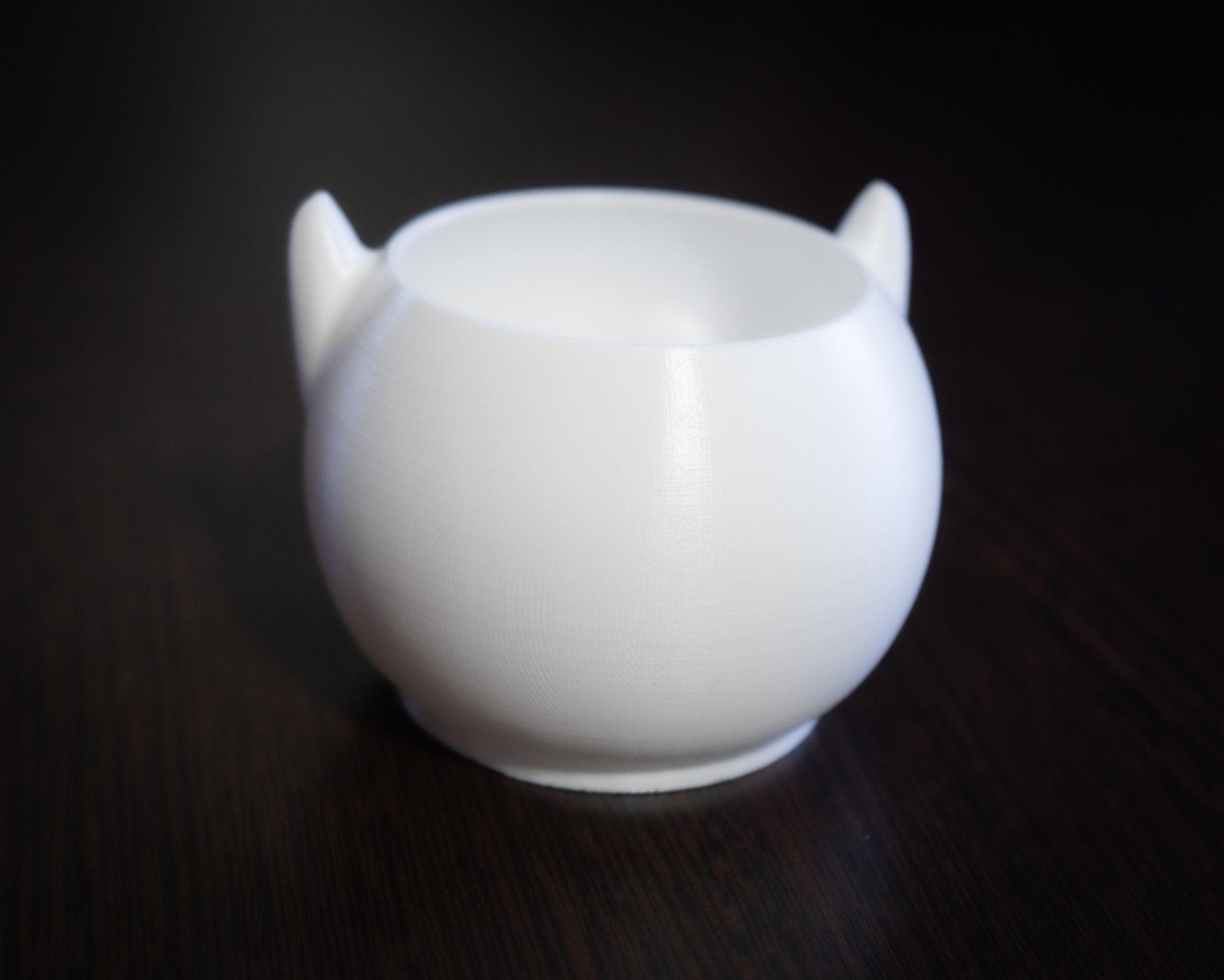Kitty Planter | Kawaii Flower Pot | succulent Cat pot |  mini desk air plant pot - 3DPrintProps