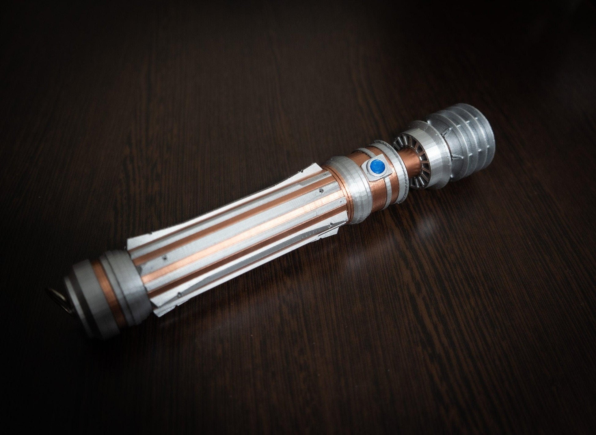 Leia Organa lightsaber replica from Star Wars IX Rise of Skywalker, detailed 12-inch collectible prop for cosplay and display