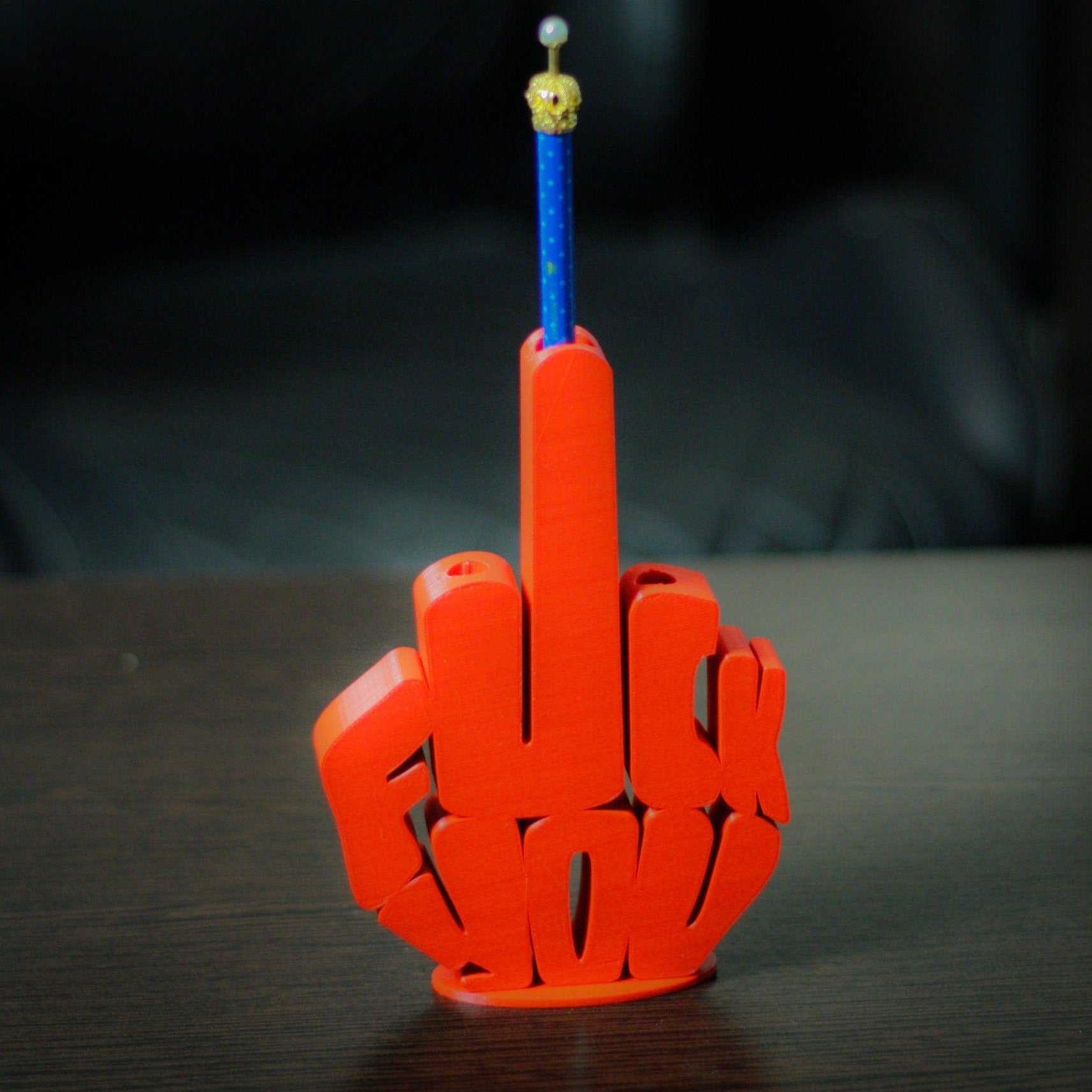 Middle finger pencil holder | pen cup for desk - 3DPrintProps