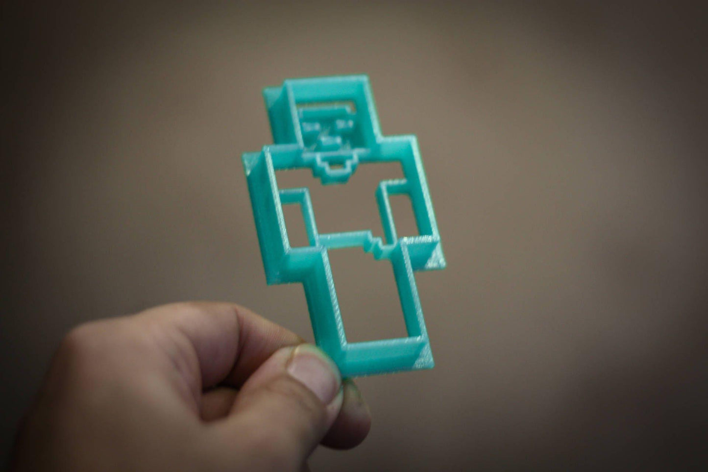 Minecraft Steve Cookie Cutter | biscuit cutters | party cookie cutter | shape cookie cutter | 3d cookie cutters | cookie shapes - 3DPrintProps