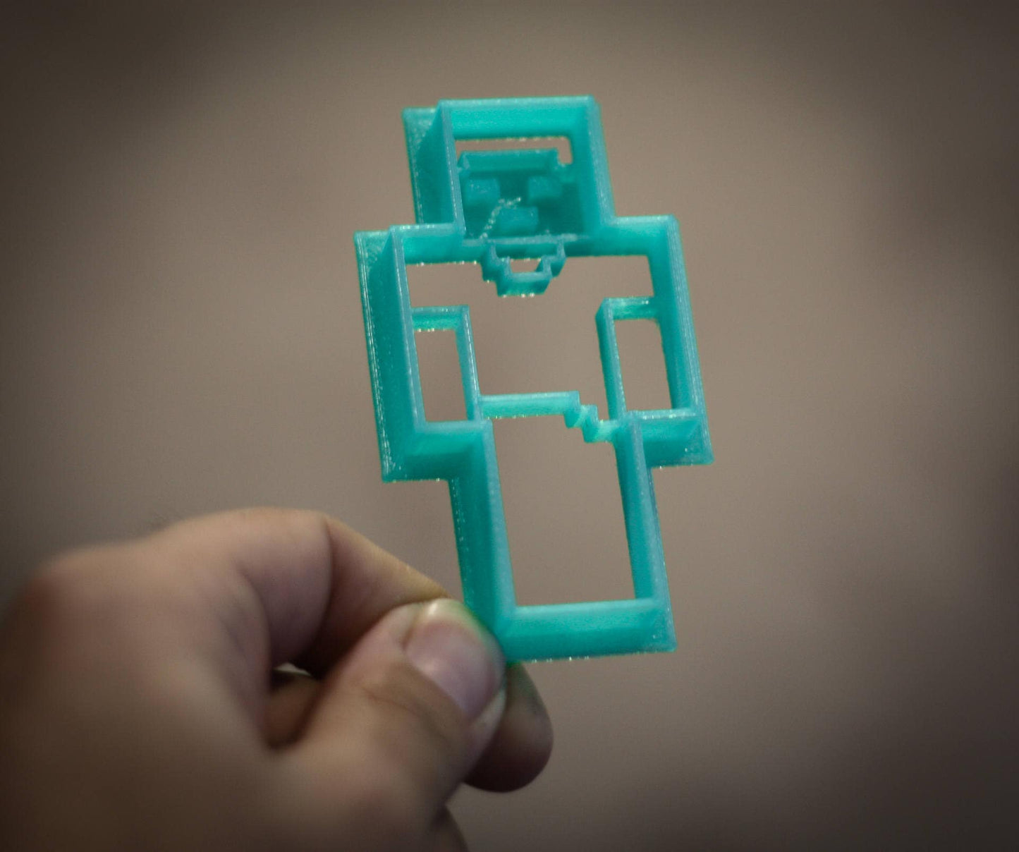 Minecraft Steve Cookie Cutter | biscuit cutters | party cookie cutter | shape cookie cutter | 3d cookie cutters | cookie shapes - 3DPrintProps