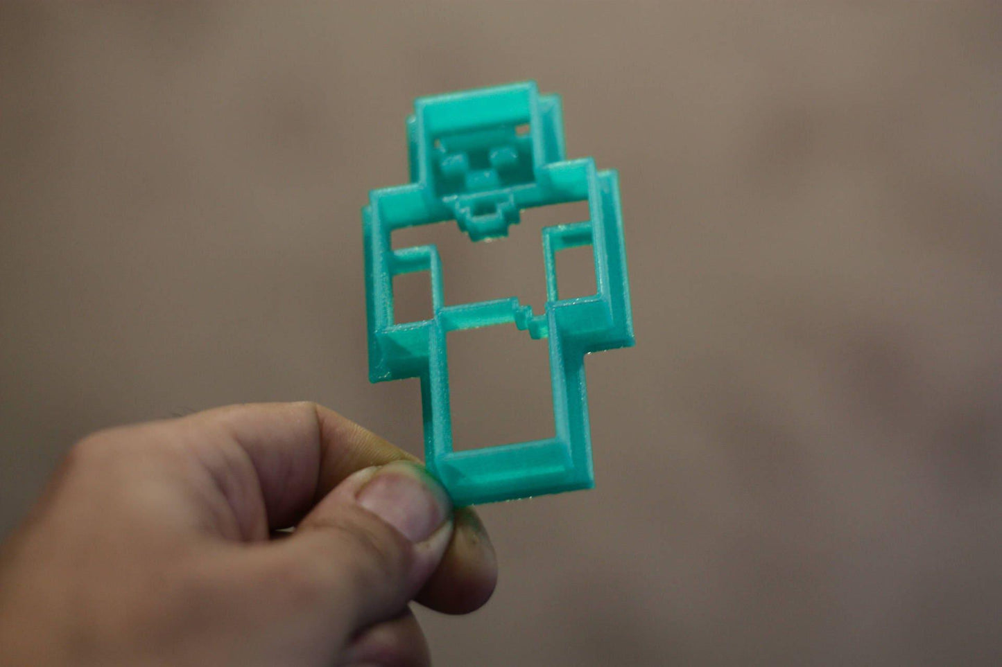Minecraft Steve Cookie Cutter | biscuit cutters | party cookie cutter | shape cookie cutter | 3d cookie cutters | cookie shapes - 3DPrintProps