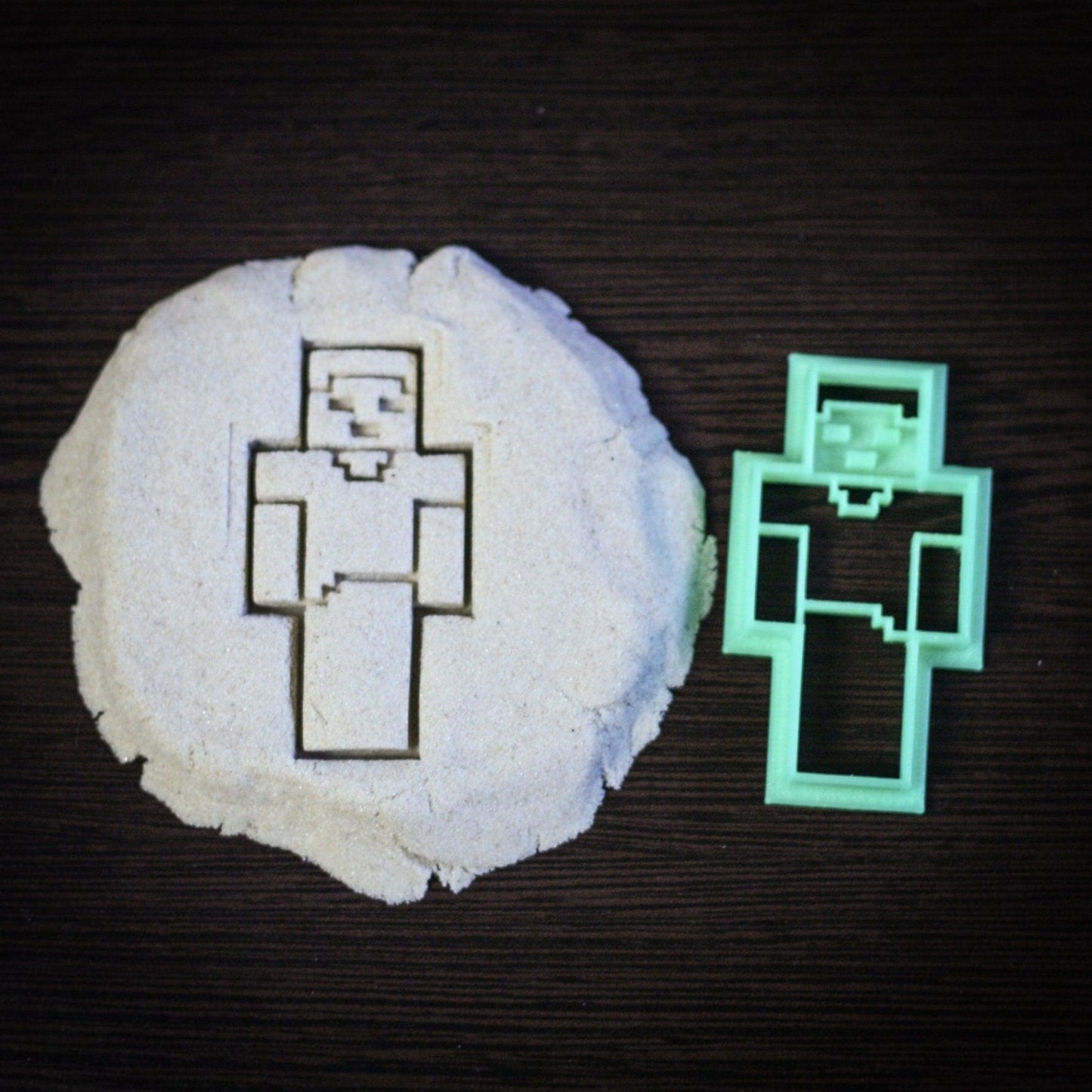 Minecraft Steve Cookie Cutter | biscuit cutters | party cookie cutter | shape cookie cutter | 3d cookie cutters | cookie shapes - 3DPrintProps