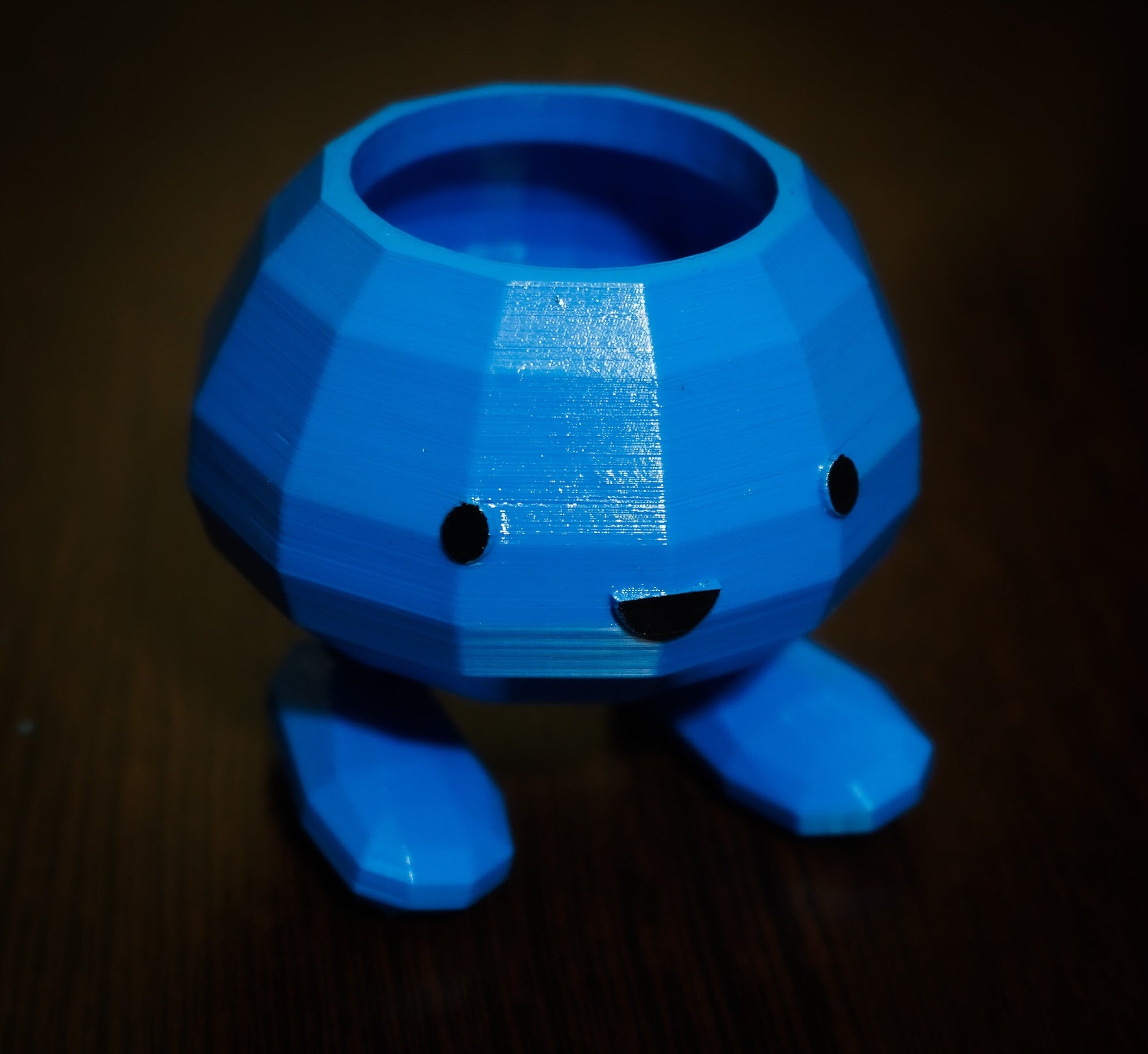 Oddish planter with Snap Together Legs | Oddish Pokemon Plant Pot | cute Pot Planter | desk planter - 3DPrintProps