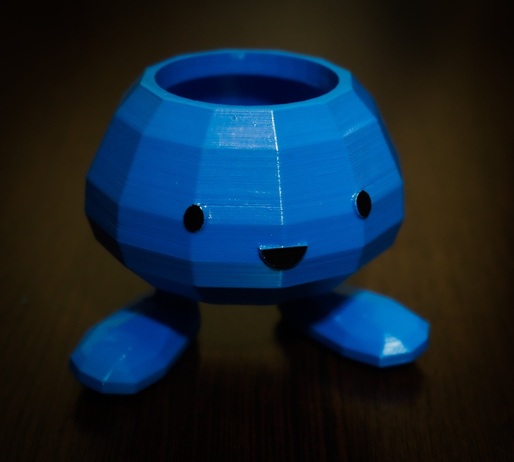 Oddish planter with Snap Together Legs | Oddish Pokemon Plant Pot | cute Pot Planter | desk planter - 3DPrintProps