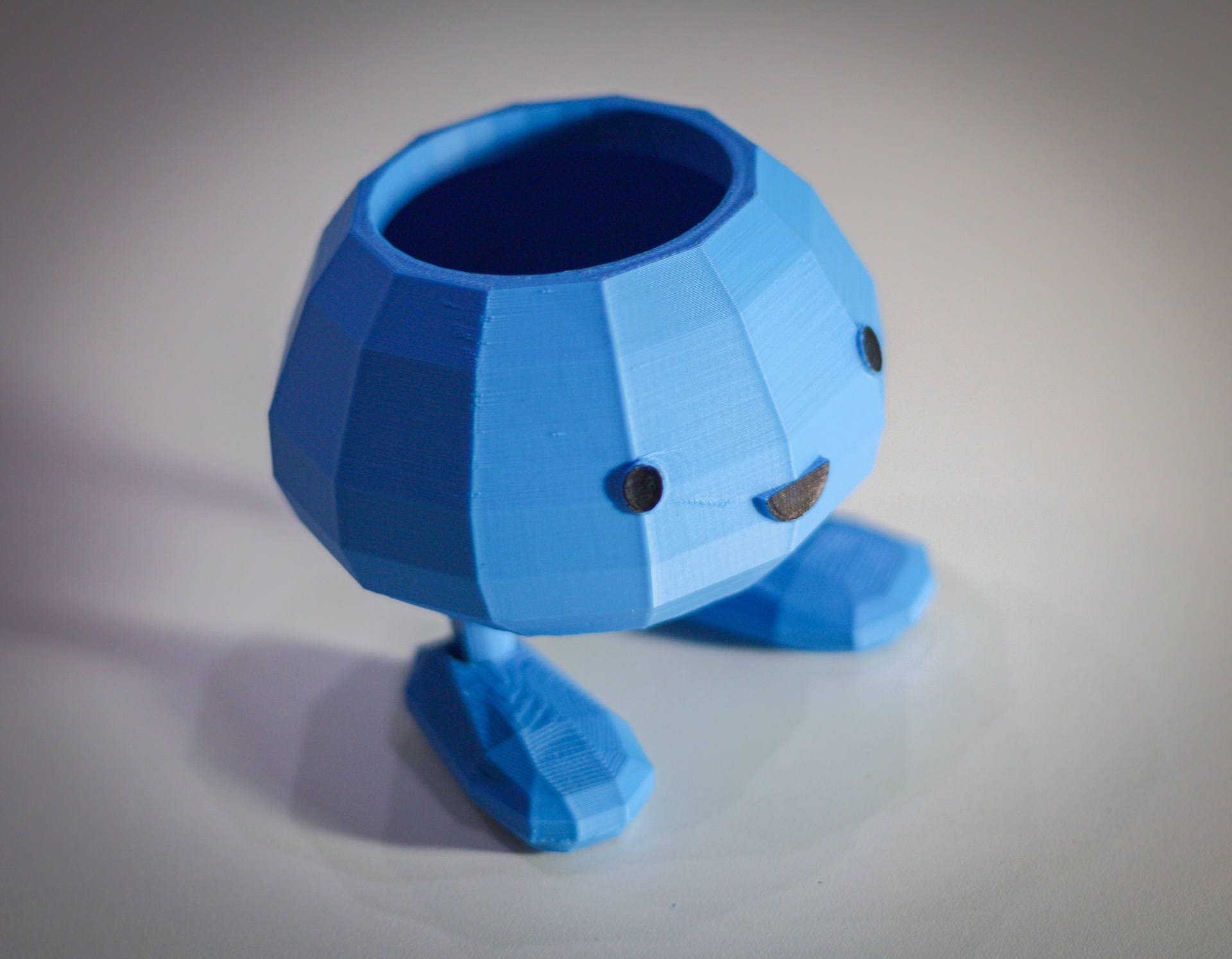 Oddish planter with Snap Together Legs | Oddish Pokemon Plant Pot | cute Pot Planter | desk planter - 3DPrintProps