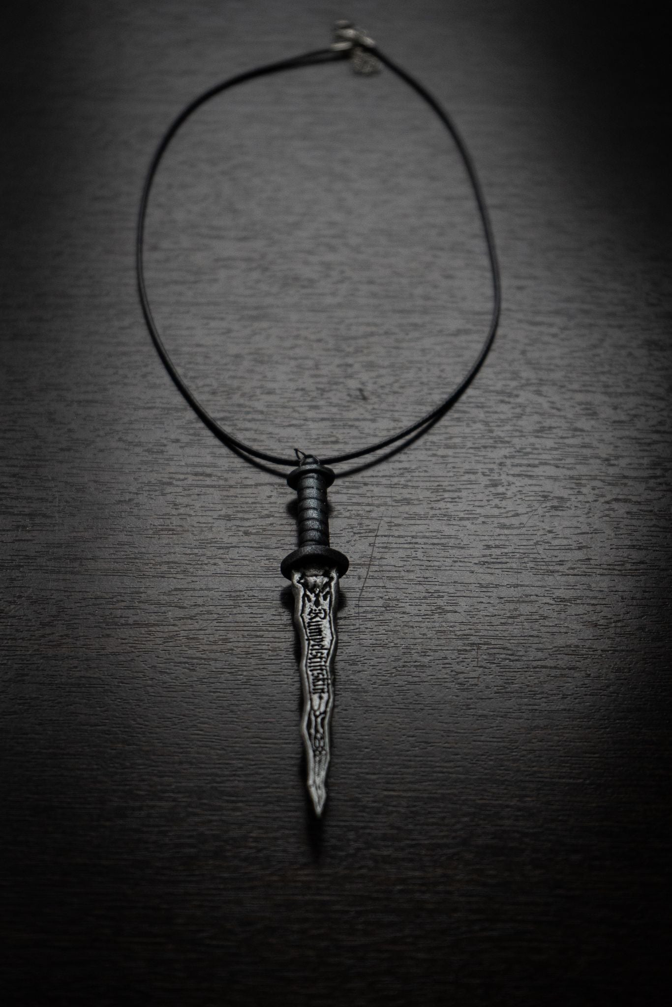 Personalized Dark One Dagger Earrings and Necklace | Custom Name Jewelry Set - 3DPrintProps