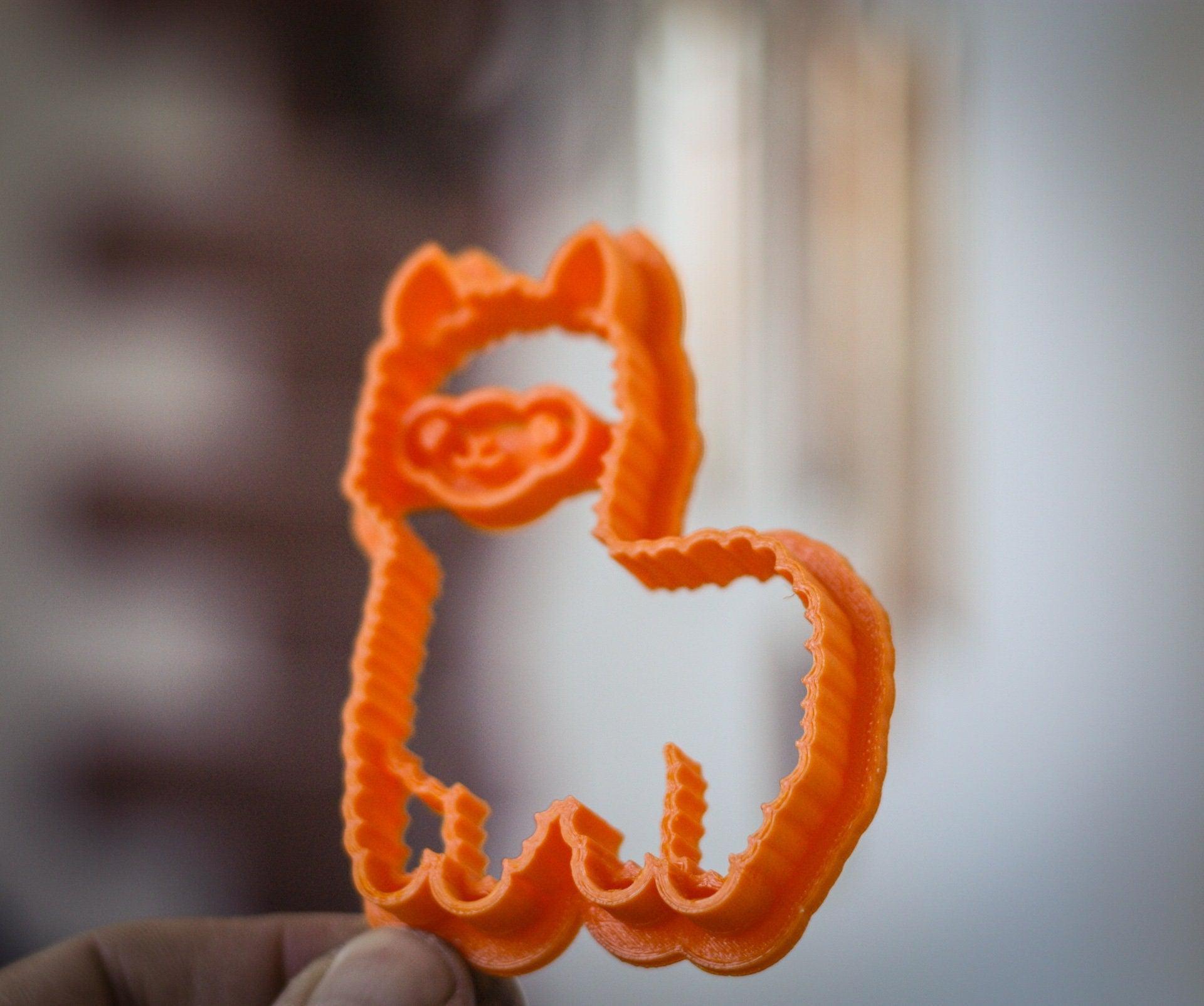 Rainbow Alpaca Llama  Cookie Cutter | cute kawaii Cartoon Alpaca Cookie Cutters | biscuit cutters | party cookie cutter  shape cookie cutter - 3DPrintProps