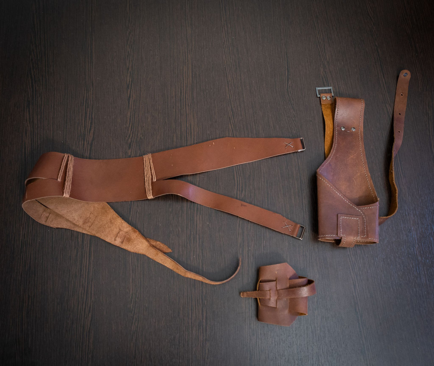Rey Accessory - Belt, Wrist cuff, and Holster | Star Wars Cosplay - 3DPrintProps