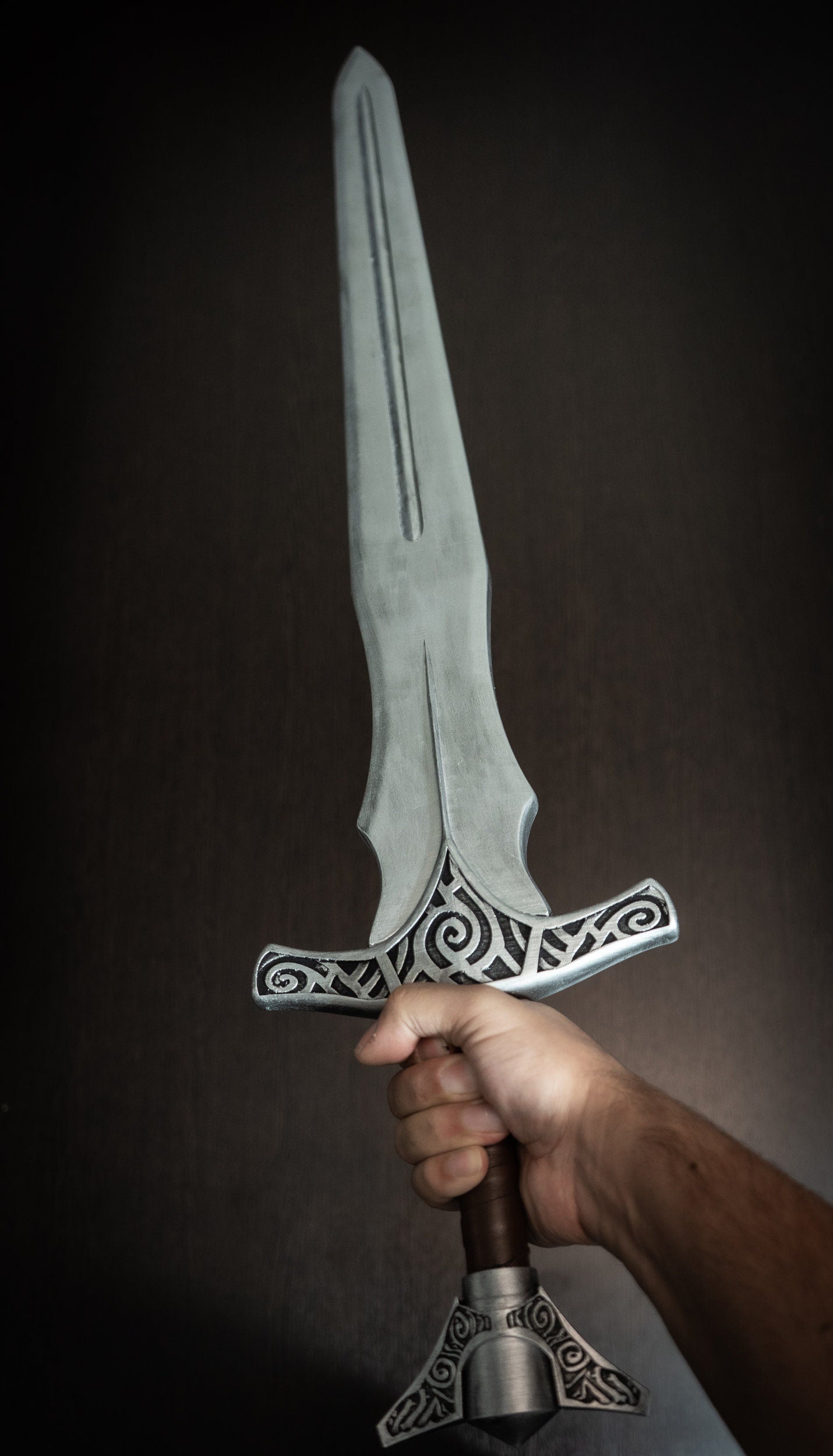Skyrim Steel Sword Replica | Elder Scroll Props | Elder Scrolls Cosplay - 3DPrintProps
