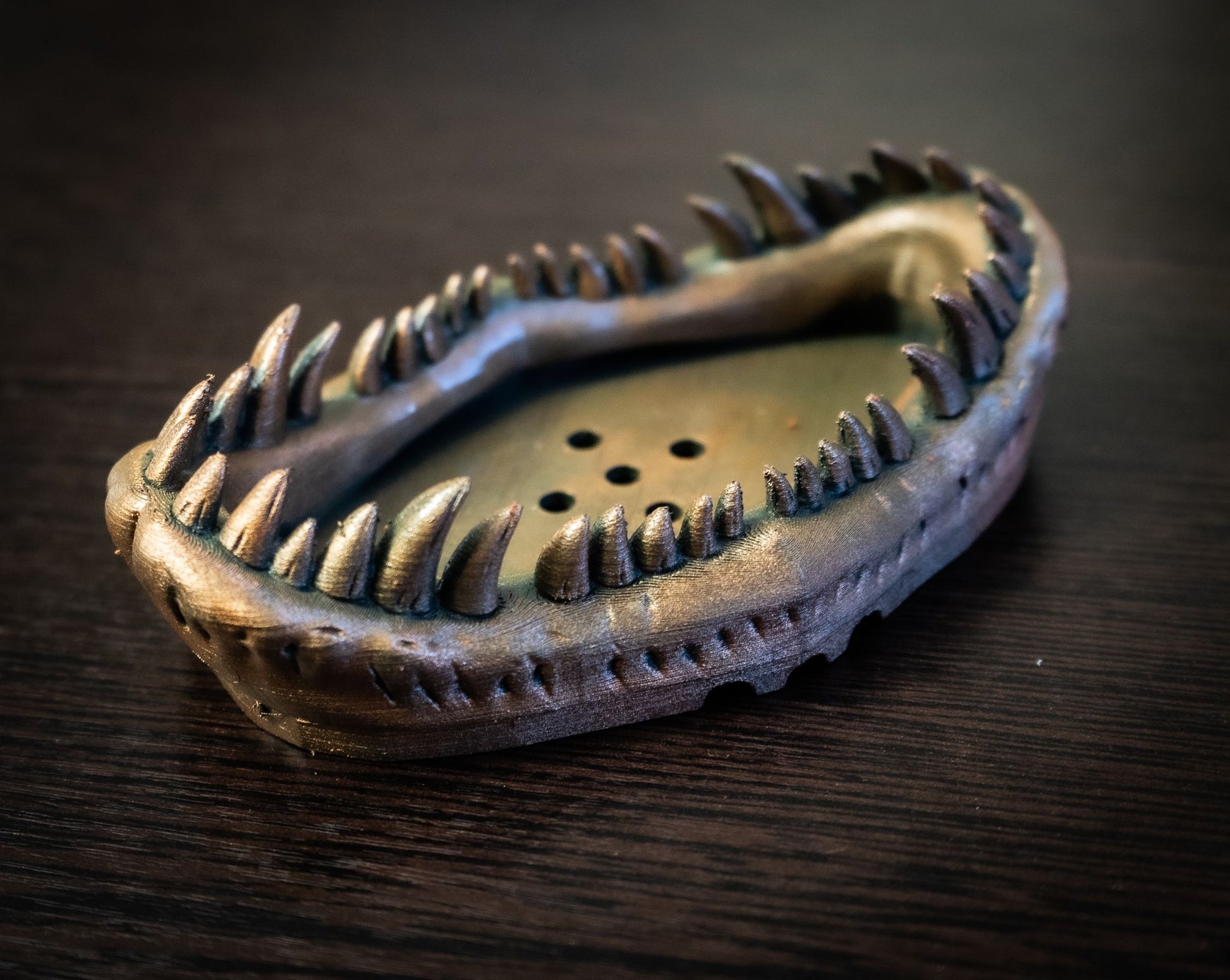 Soap Dish T-Rex Skull | soap holder |  bathroom soap dish | bathroom accessory - 3DPrintProps