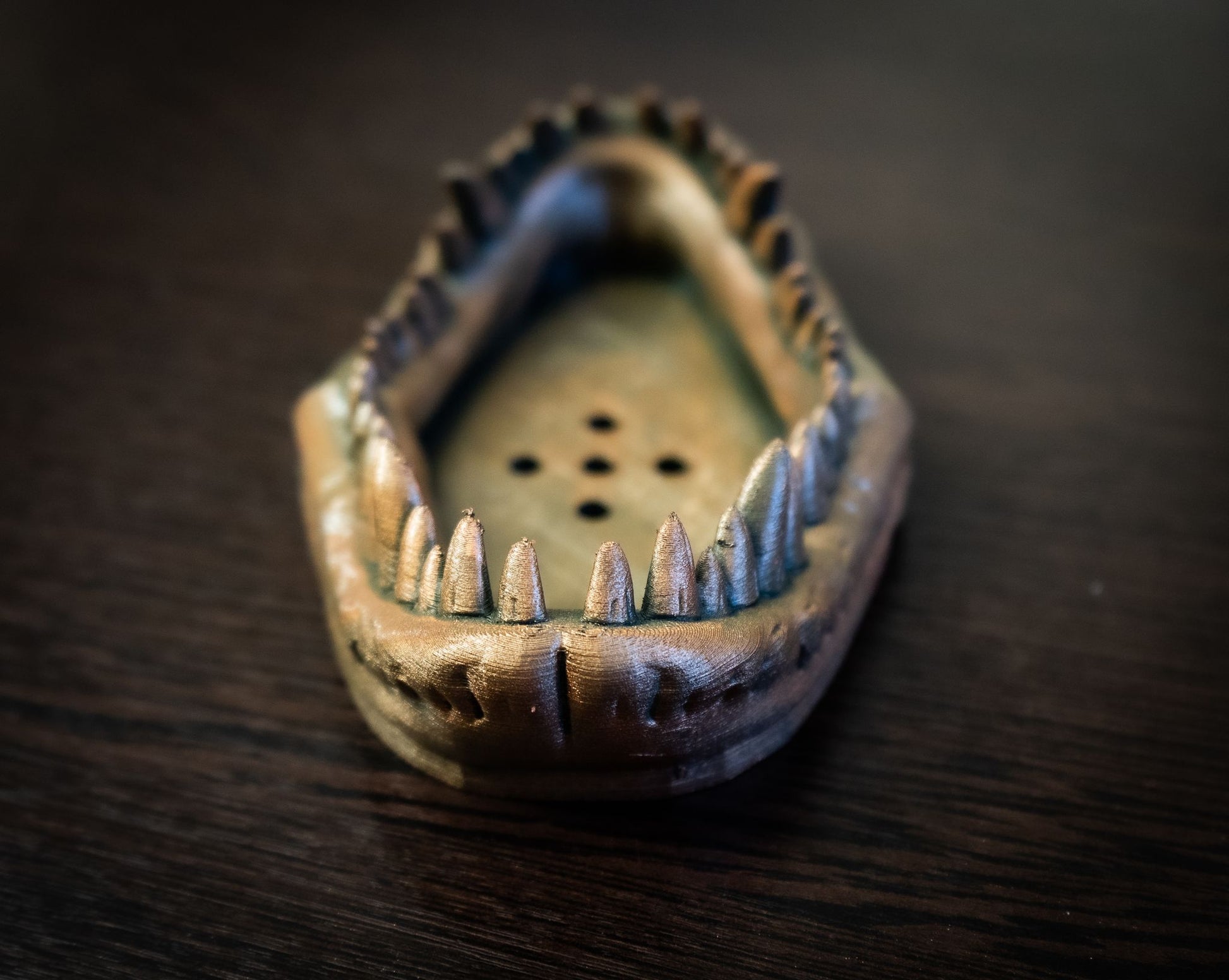Soap Dish T-Rex Skull | soap holder |  bathroom soap dish | bathroom accessory - 3DPrintProps