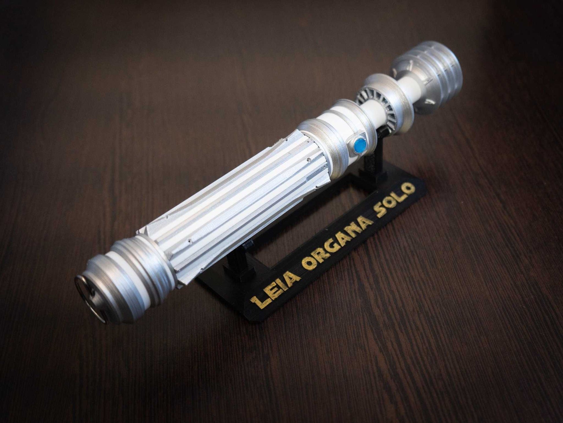 White Star Wars Bridal Bouquet Holder | Wedding Bouquet Lightsaber Holder | Leia Lightsaber Bouquet Holder | star wars wedding - 3DPrintProps