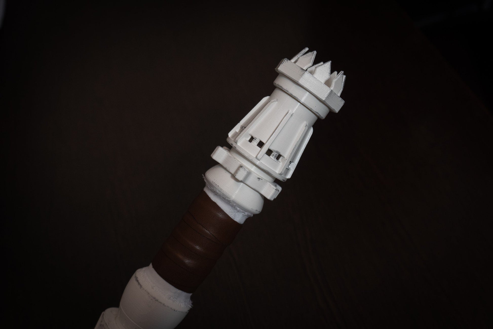 Star Wars Wedding white Rey Lightsaber Bouquet Holder  | star wars wedding - 3DPrintProps