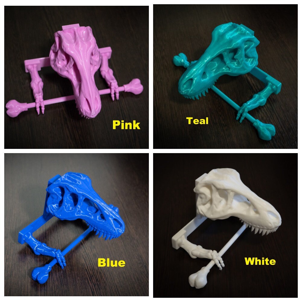 T-Rex Bathroom Accessory Set  : Toilet Paper Holder , Soap Dish , Toothbrush Holder , 2 Towel Hooks , dinosaur bathroom set