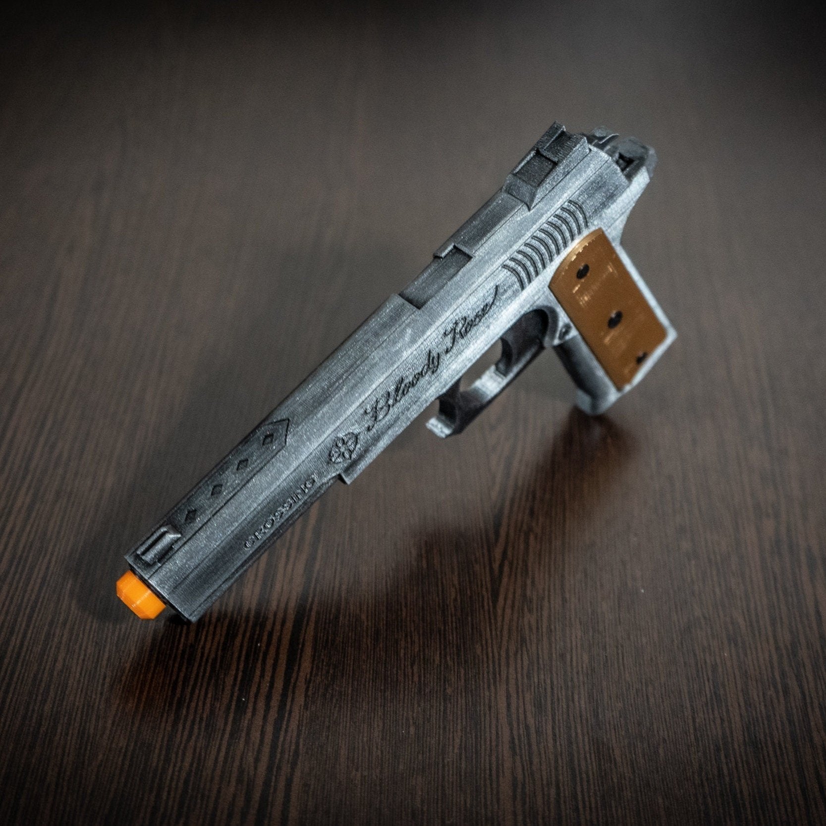 The Bloody Rose magical anti-vampire weapon  |  vampire knight anime cosplay prop gun - 3DPrintProps