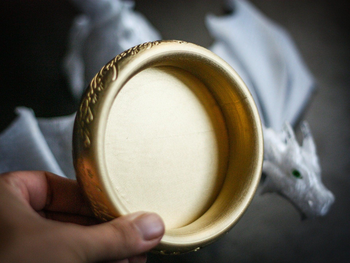 The One Ring - ring holder | ring bowl | Ring Dish | Lord of the Rings Jewelry Storage - 3DPrintProps