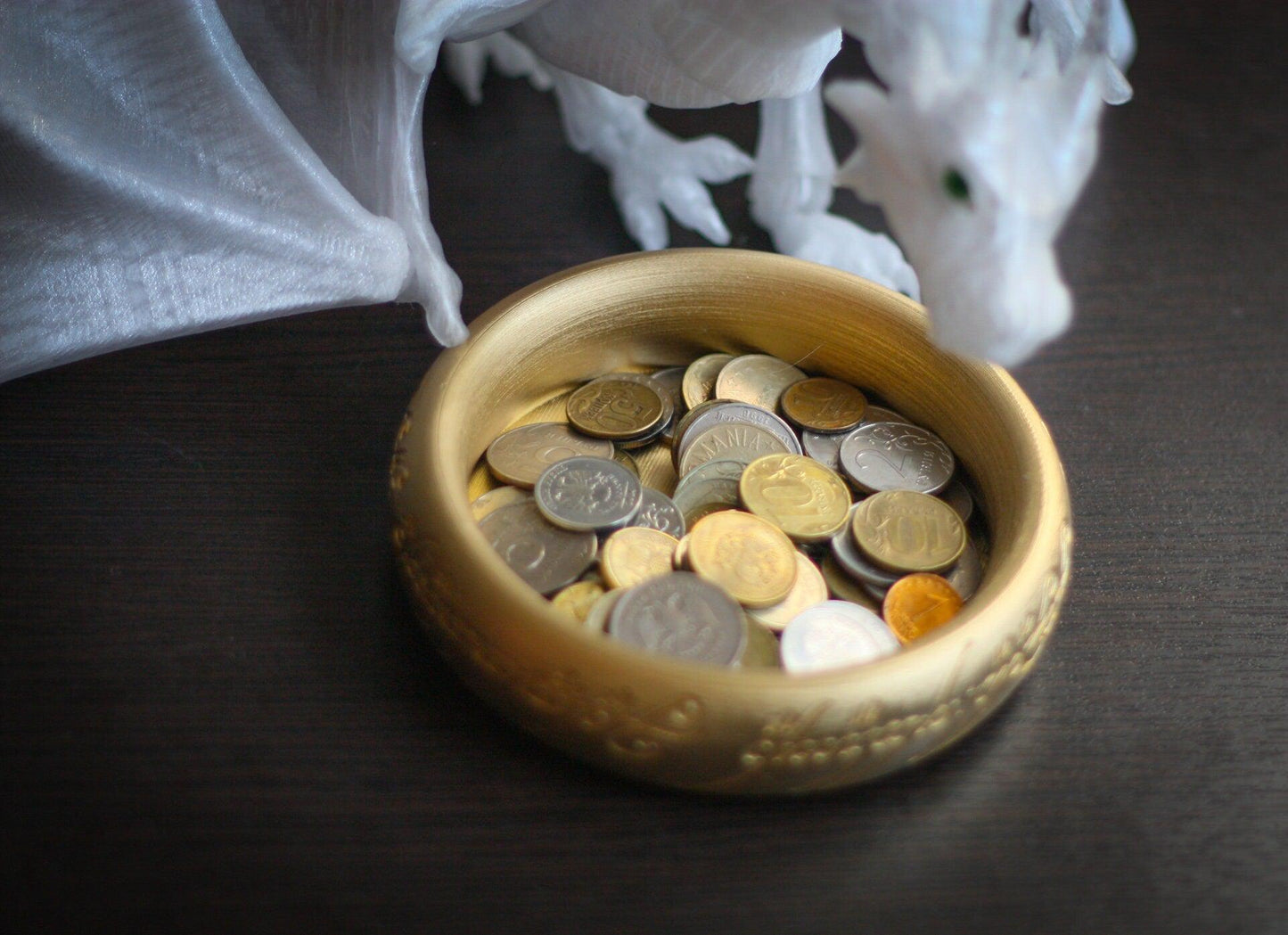 The One Ring - ring holder | ring bowl | Ring Dish | Lord of the Rings Jewelry Storage - 3DPrintProps