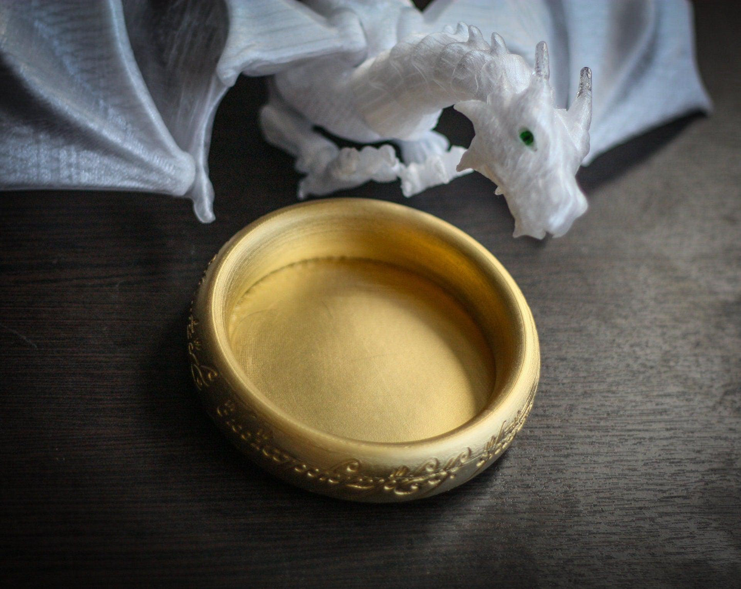 The One Ring - ring holder | ring bowl | Ring Dish | Lord of the Rings Jewelry Storage - 3DPrintProps