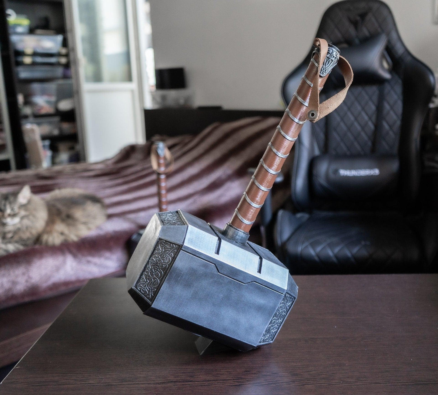 Thor Hammer | Hammer of Thor Cosplay Prop | Life Size Thor's Hammer | mjolnir replica - 3DPrintProps