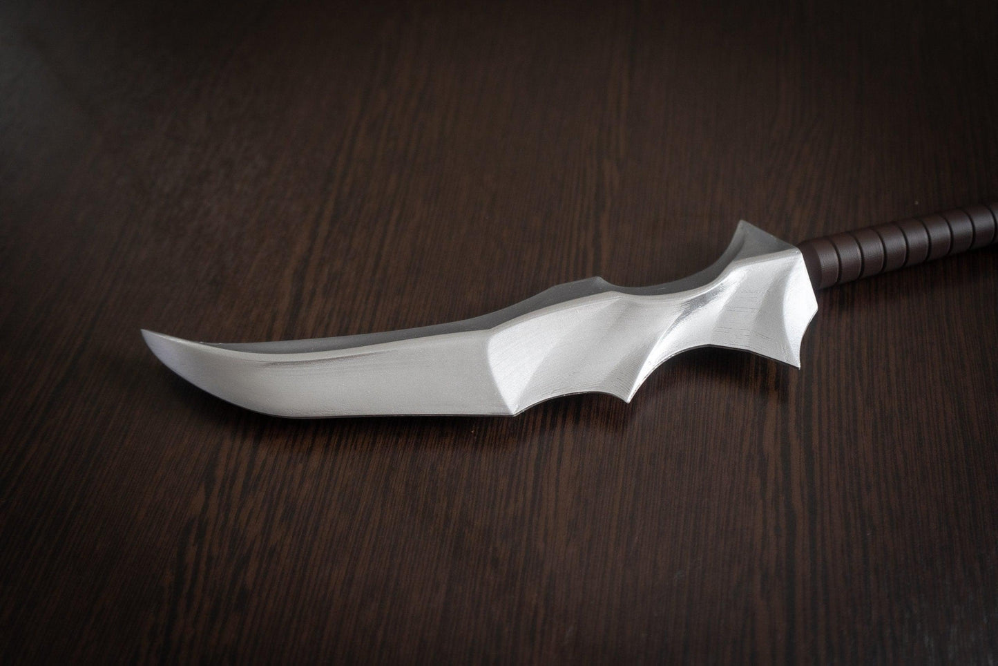 Vampire Blade cosplay prop replica inspired by Overlord daggers, durable hand-painted plastic, 14.8-inch blade with detailed design.