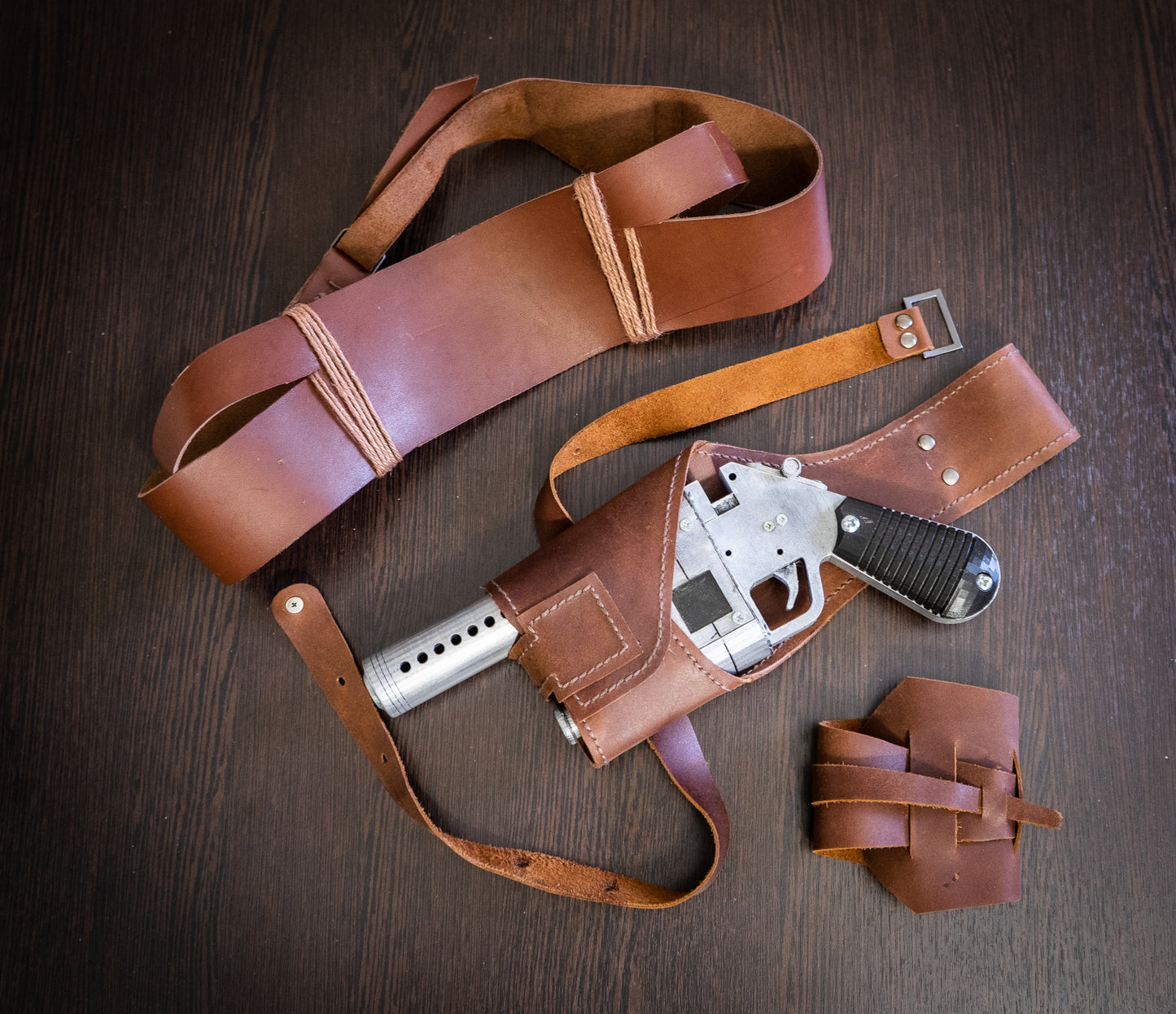 Rey Accessory - Belt, Wrist cuff, and Holster | Star Wars Cosplay