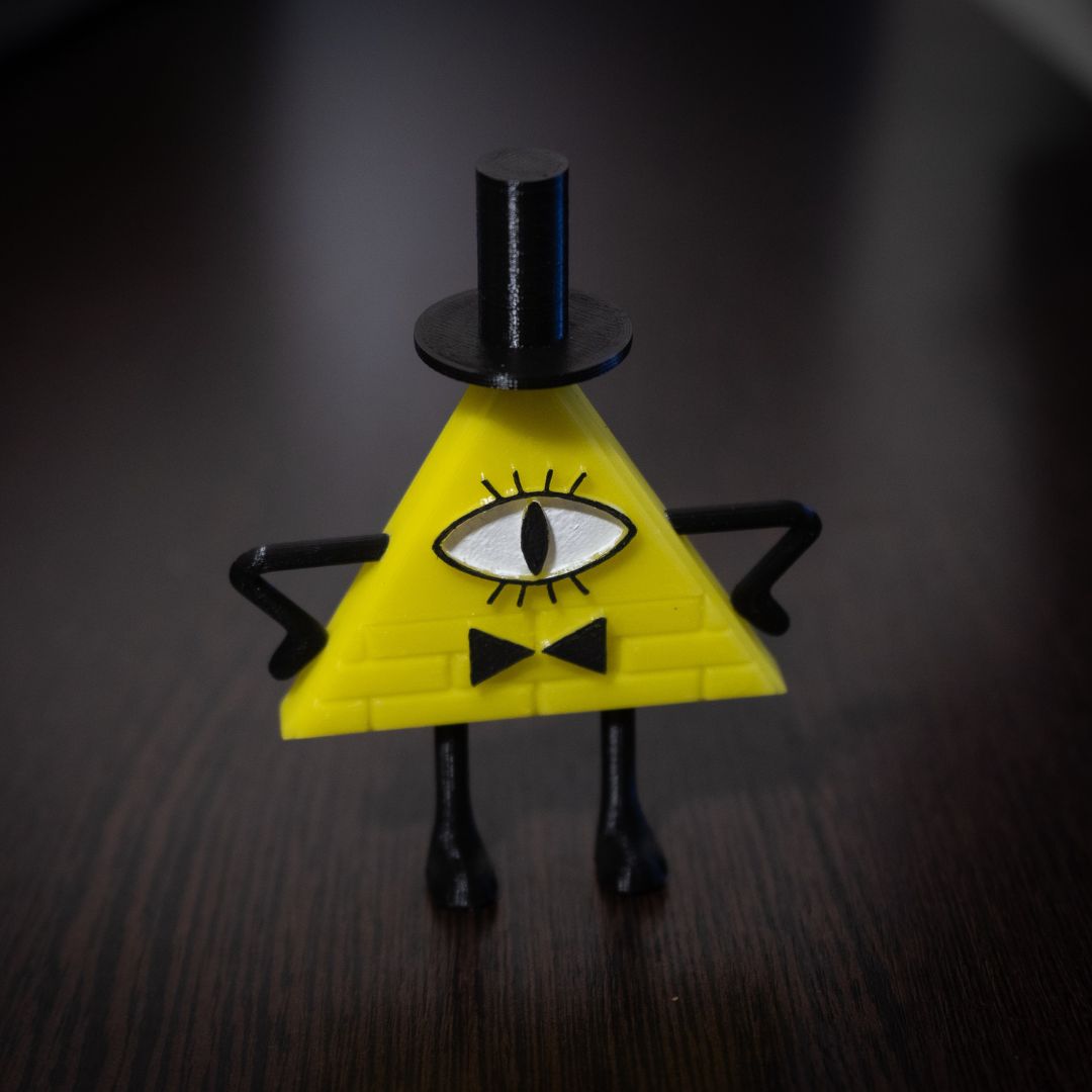 Bill Cipher Gravity Falls Figurine 