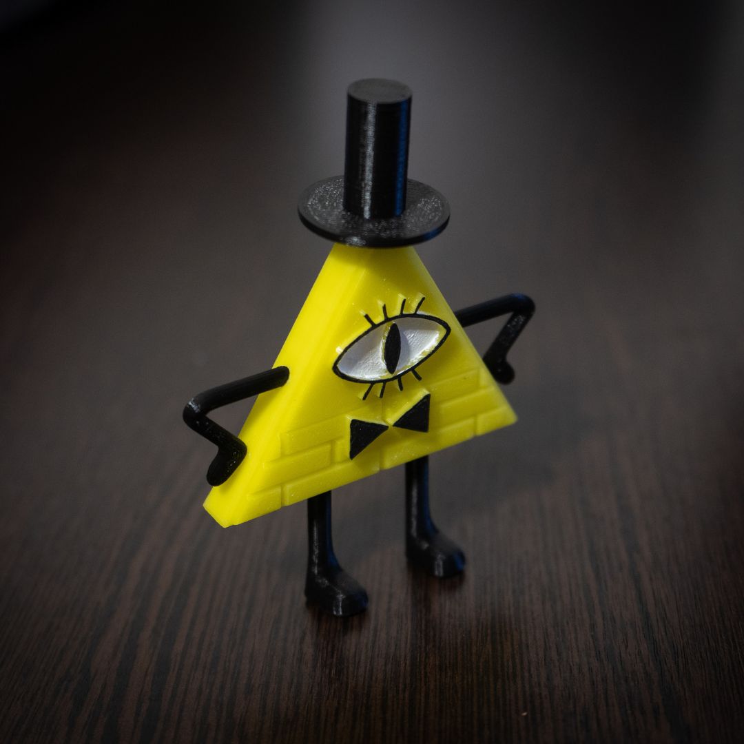 Bill Cipher Gravity Falls Figurine 