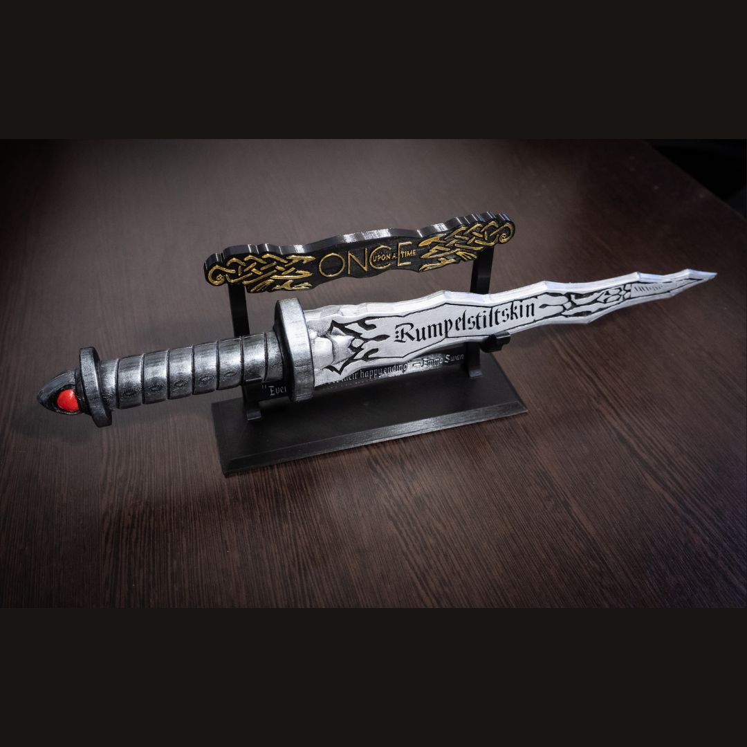 Dark One Dagger | Customizable Name | Personalised | Rumpelstiltskin | Emma Swan | Once Upon a Time - 3DPrintProps